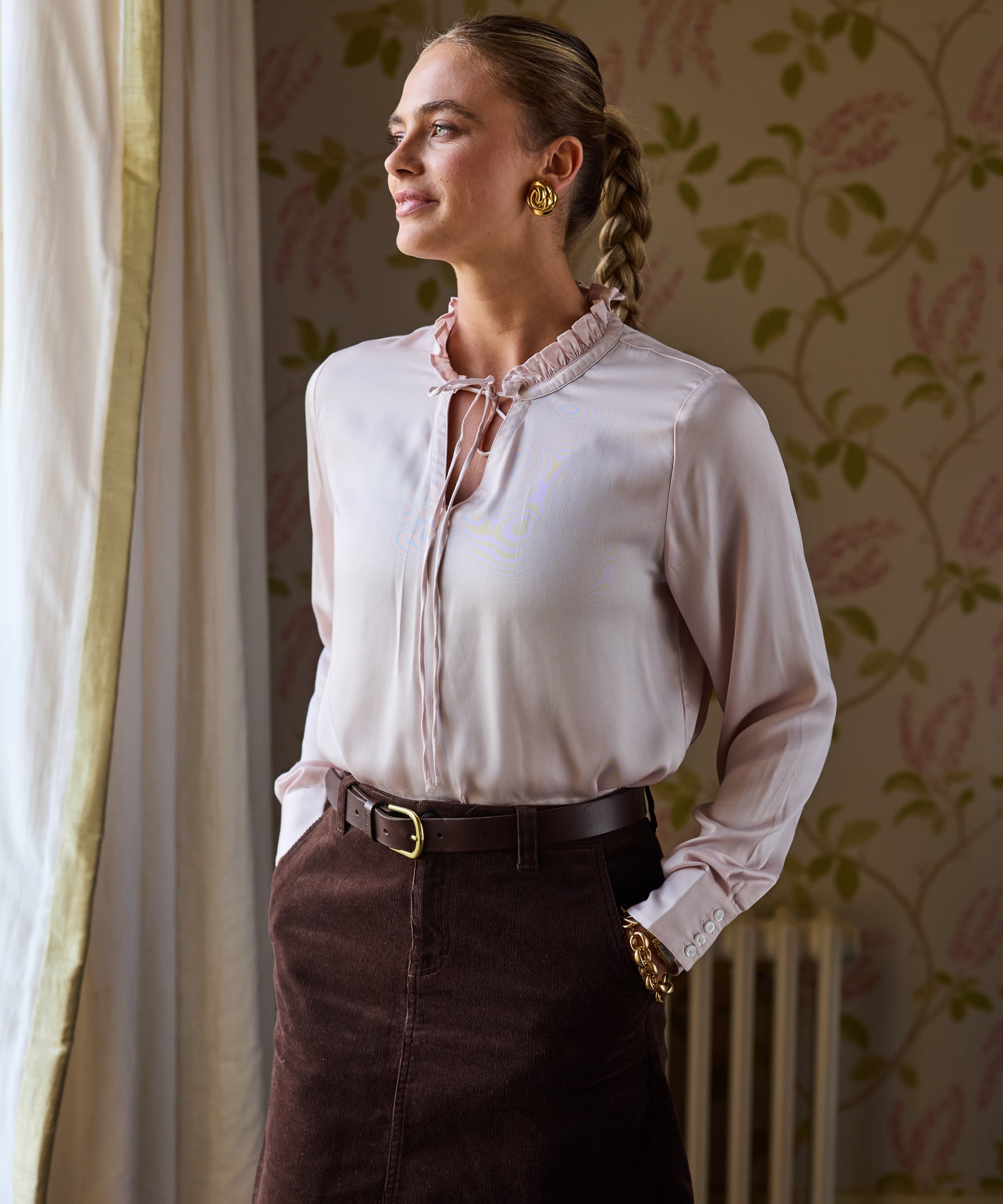 Kersey Blouse - Hushed Violet