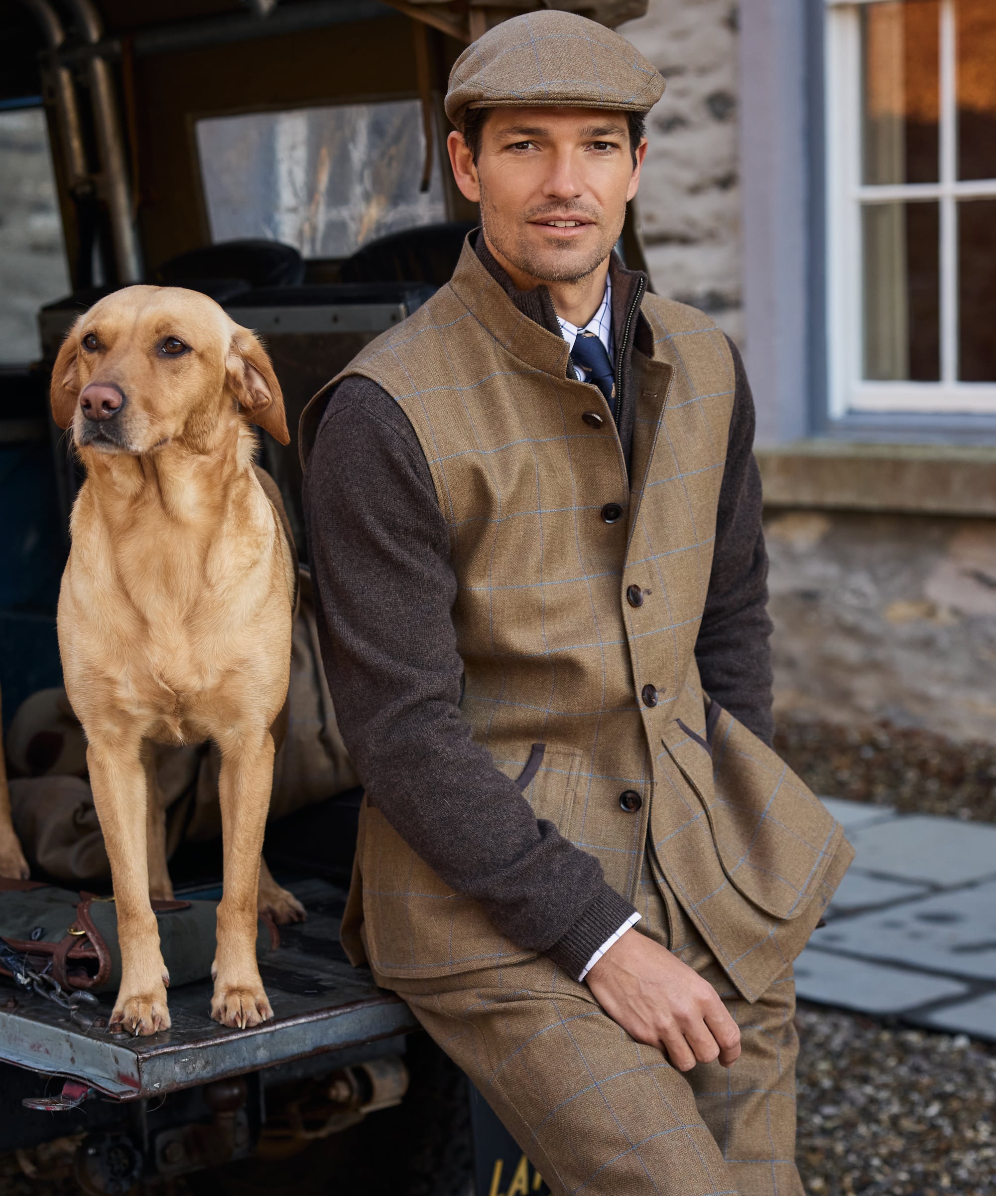 Holcot Tweed Waistcoat - Corry Tweed