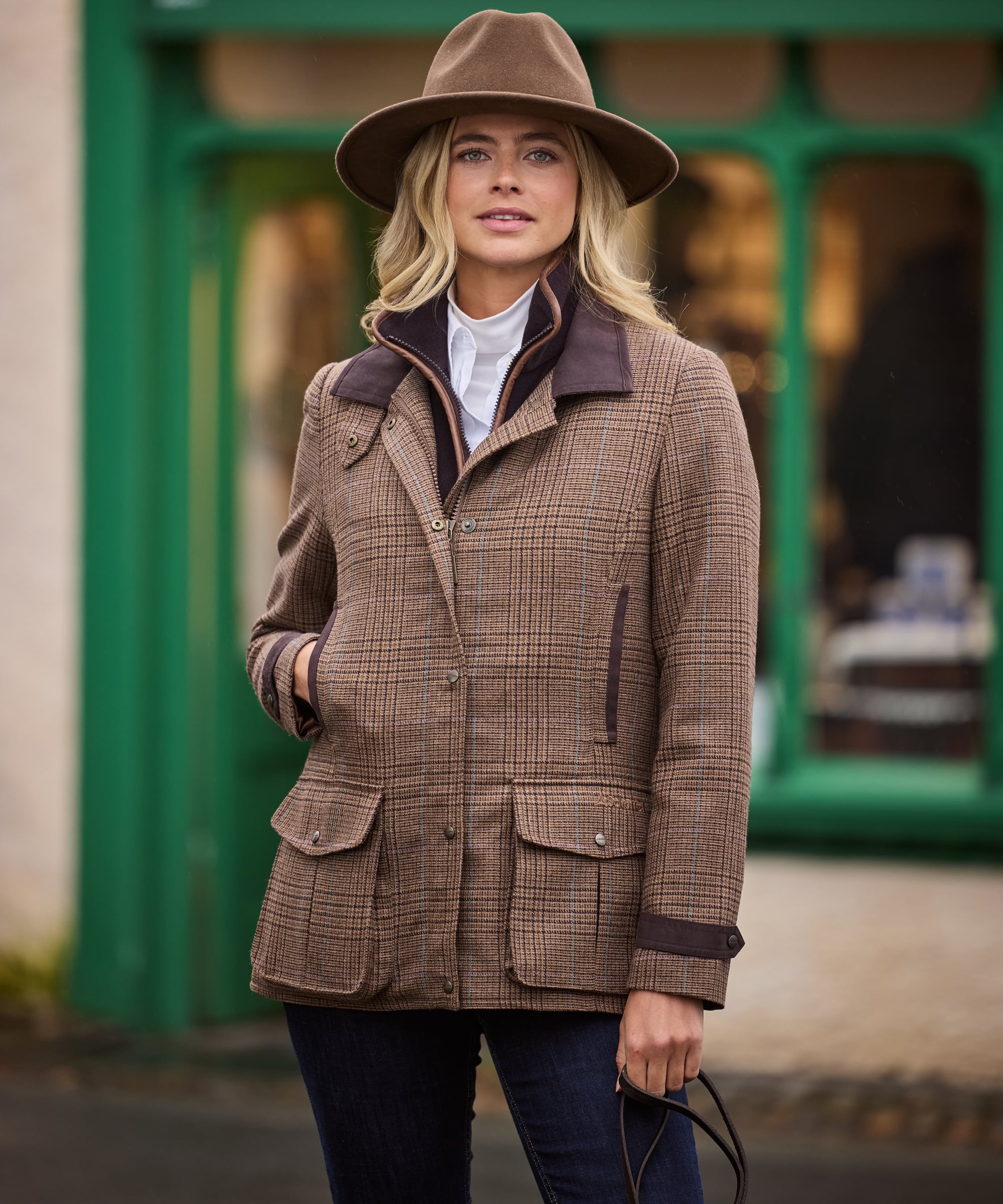 Murra Tweed Coat - Teviot Tweed