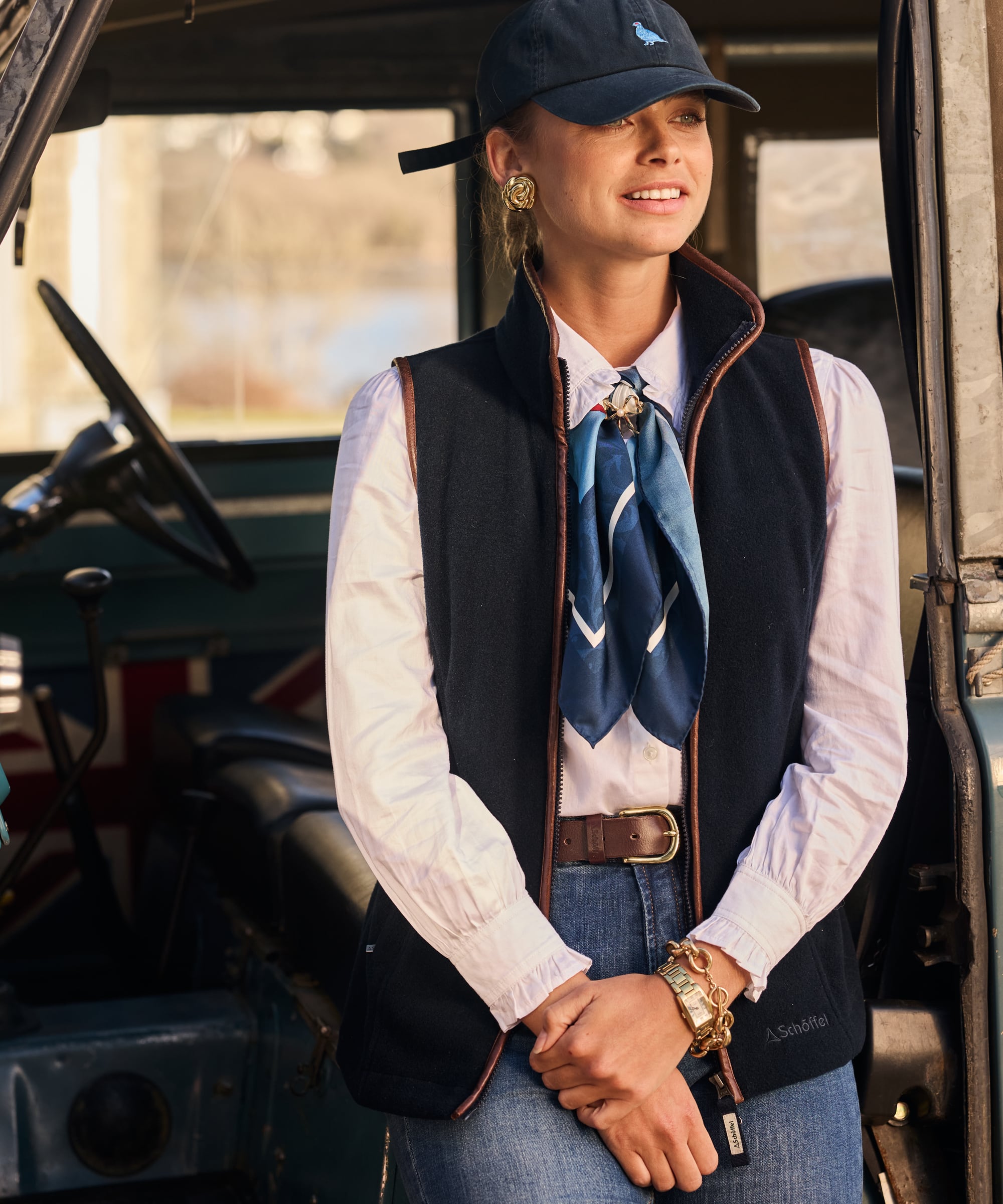 Lyndon Fleece Gilet - Navy
