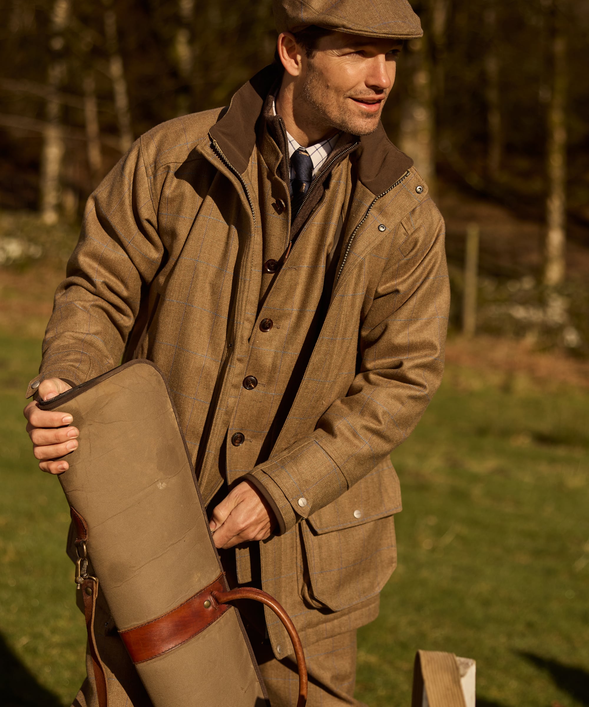 Ptarmigan Tweed Classic Coat - Corry Tweed
