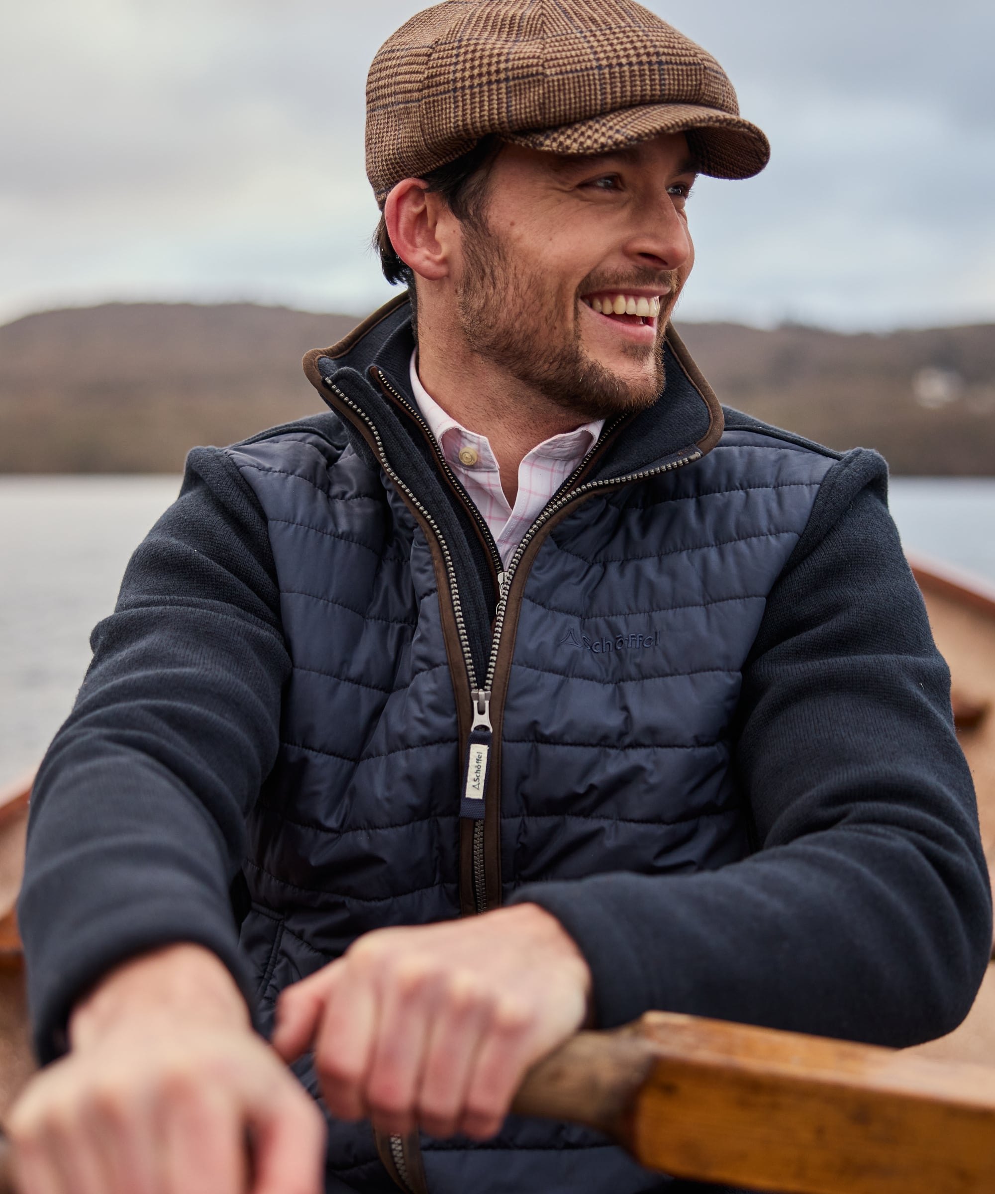 Cottesmore Hybrid Jacket - Petrol Blue