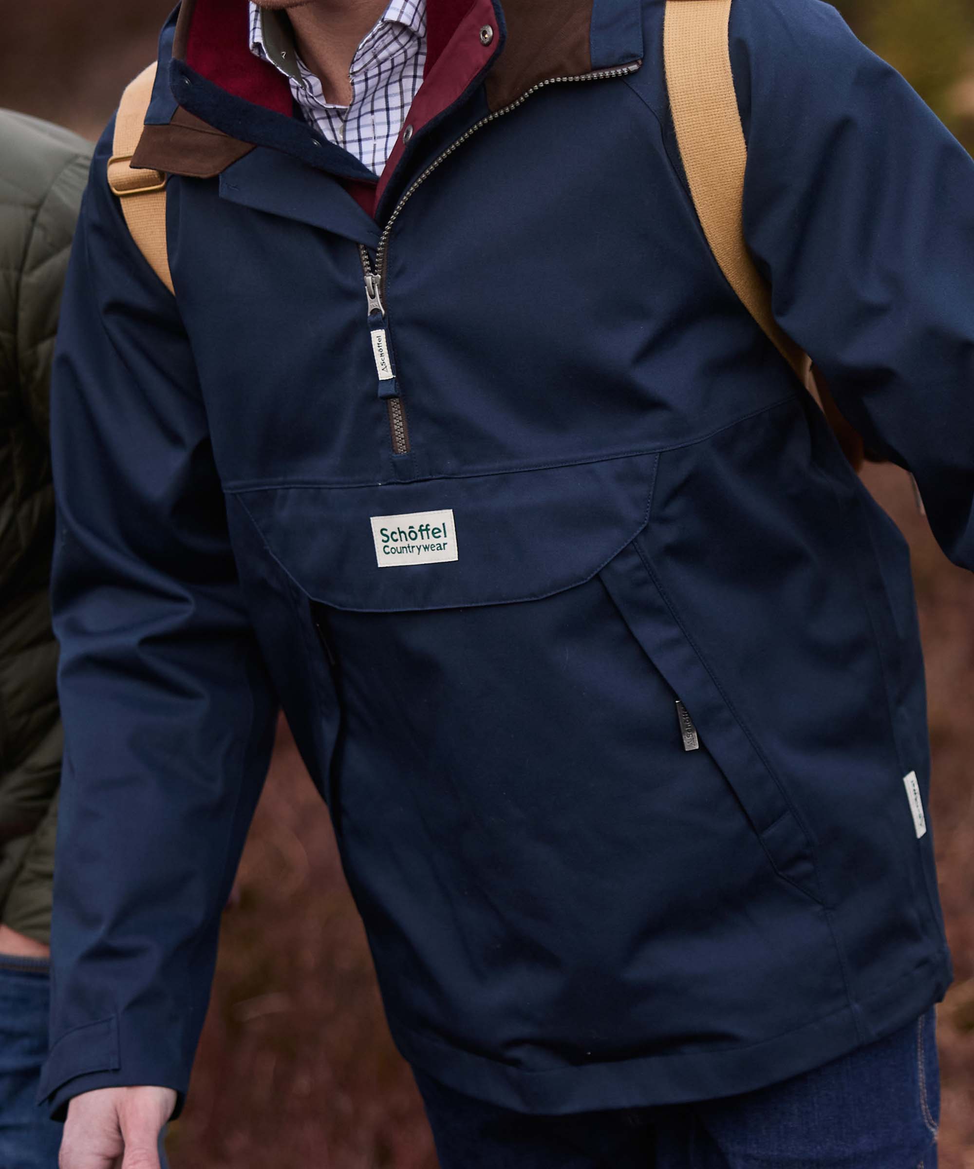 Men's Overton Waterproof Anorak Navy Blue | Schöffel Country