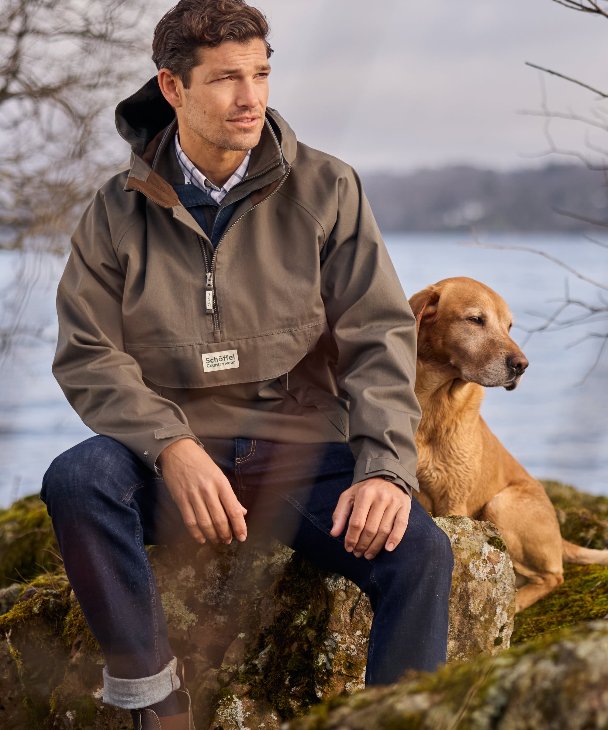 Men's Overton Waterproof Anorak Grey | Schöffel Country US