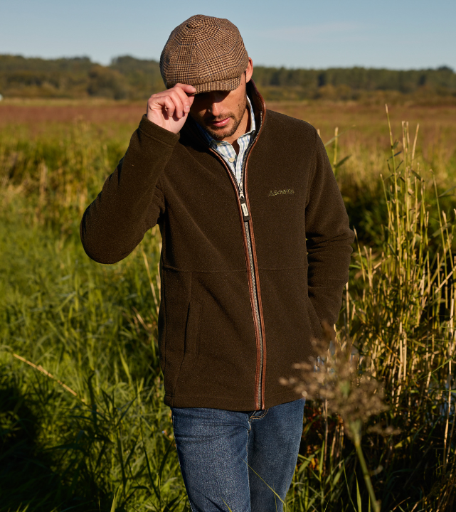 Men's Cottesmore Fleece Jacket Dark Olive | Schöffel Country US