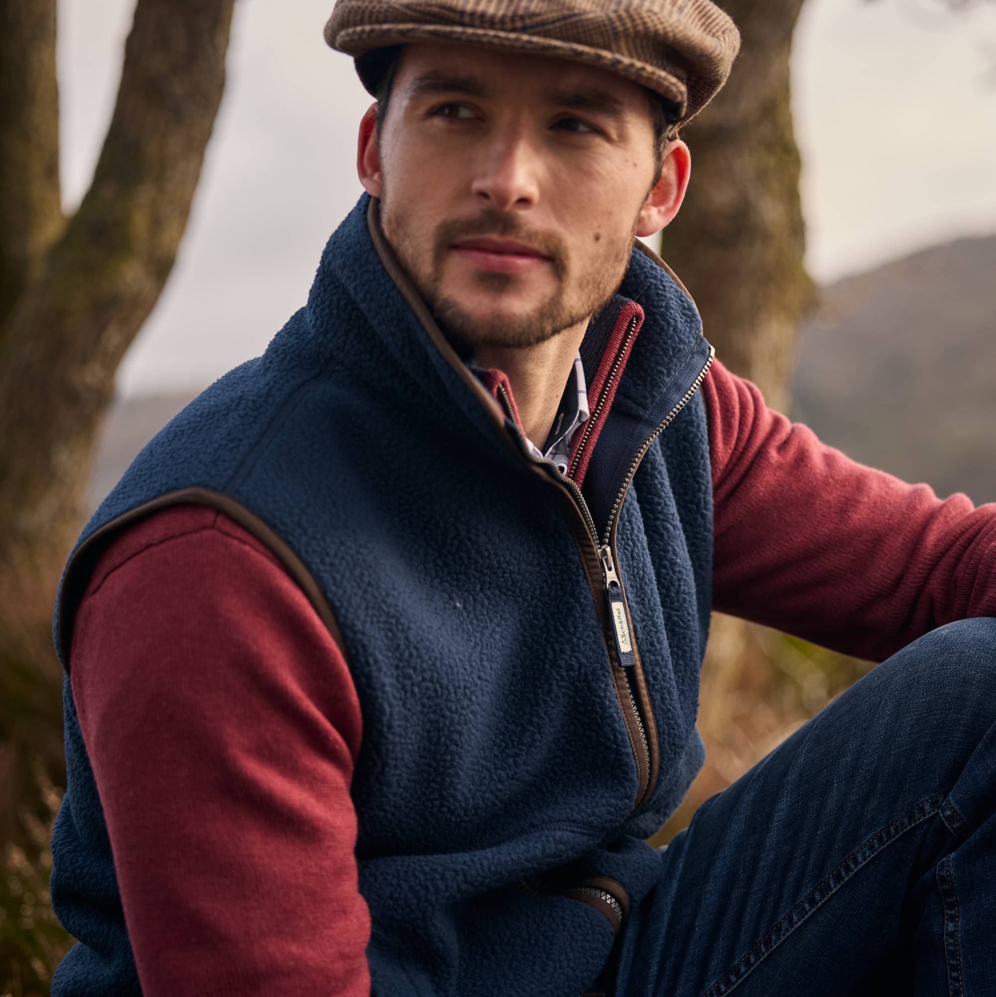 Men's Angus Aerobloc Quarter Zip Green | Schöffel Country