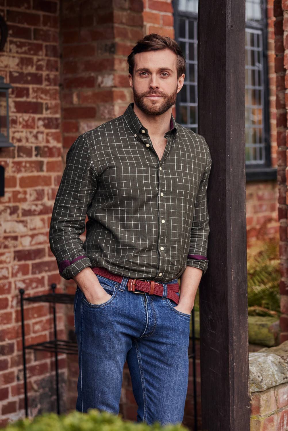 Men's Brancaster Classic Shirt Blue Check | Schöffel Country Men's Brancaster Classic Shirt Blue Check | Schöffel Country
