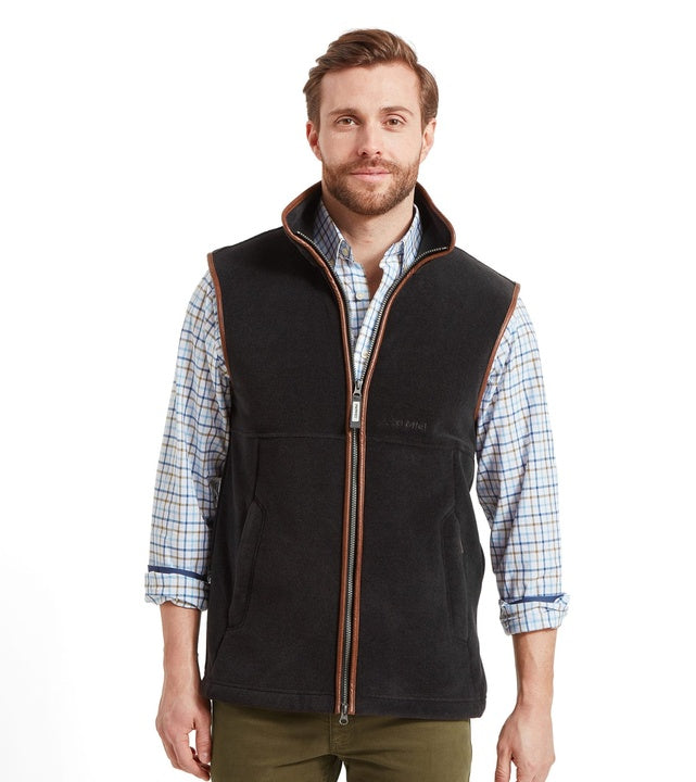 Men's Oakham Fleece Vest Gunmetal Grey | Schöffel Country US