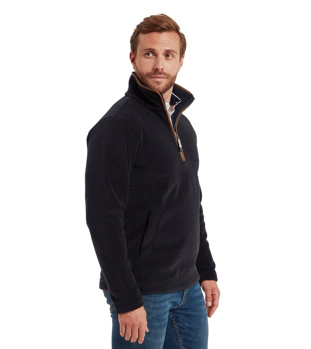 Men's Berkeley Grey Quarter Zip Fleece | Schöffel Country US