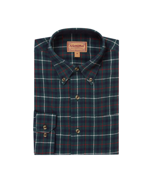 Men's Akenham Shirt Botanical Green | Schffel Country US