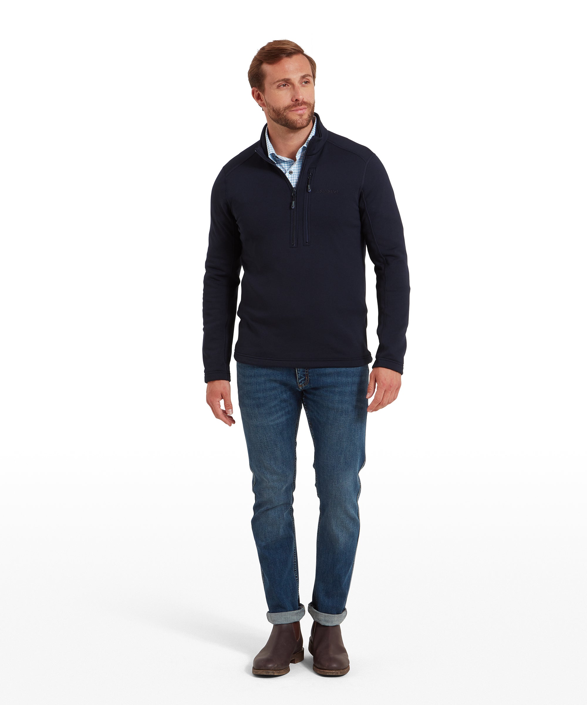 Men's Annan II Technical Quarter Zip Navy | Schöffel Country US