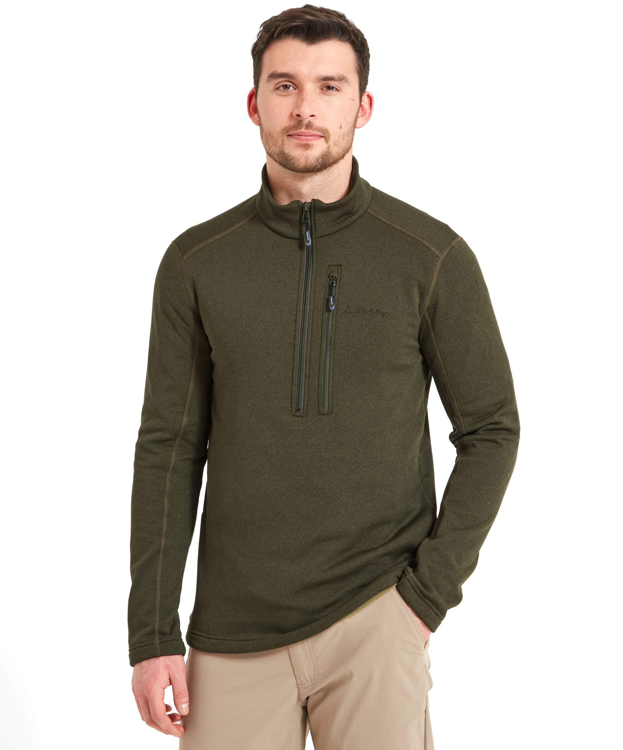 Men's Annan II Technical Quarter Zip Green | Schöffel Country US