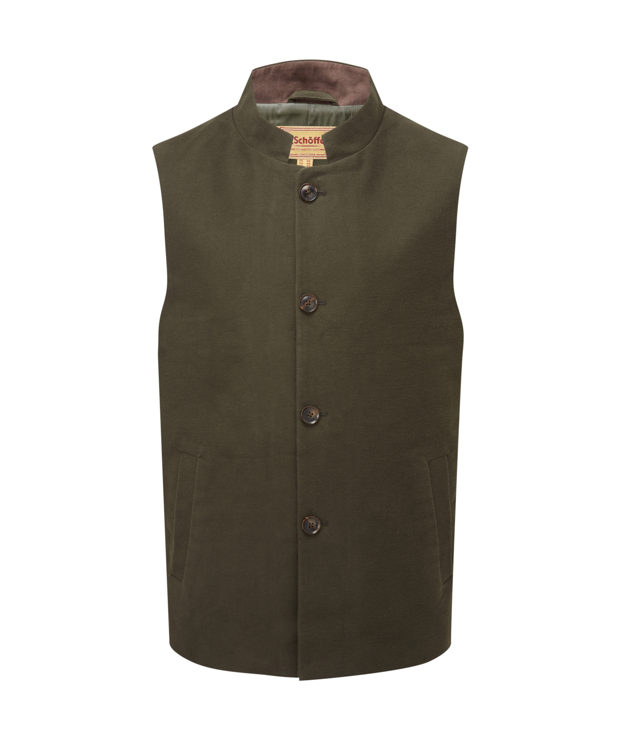 Barnsdale Nehru Waistcoat - Forest