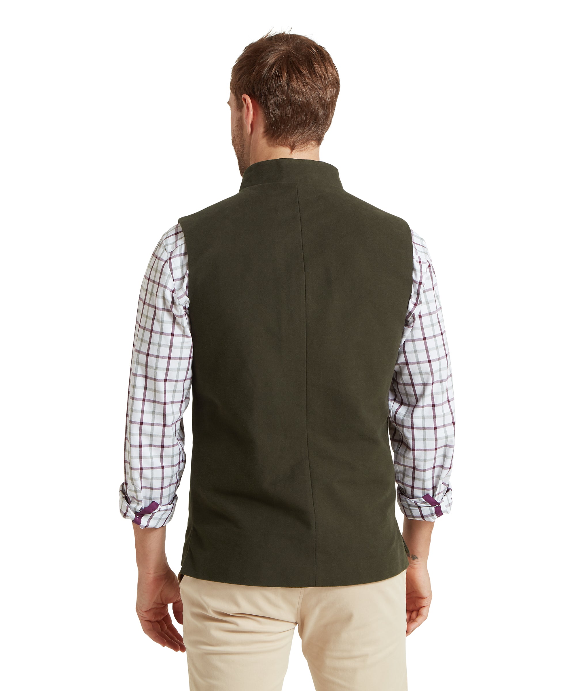 Barnsdale Nehru Waistcoat - Forest