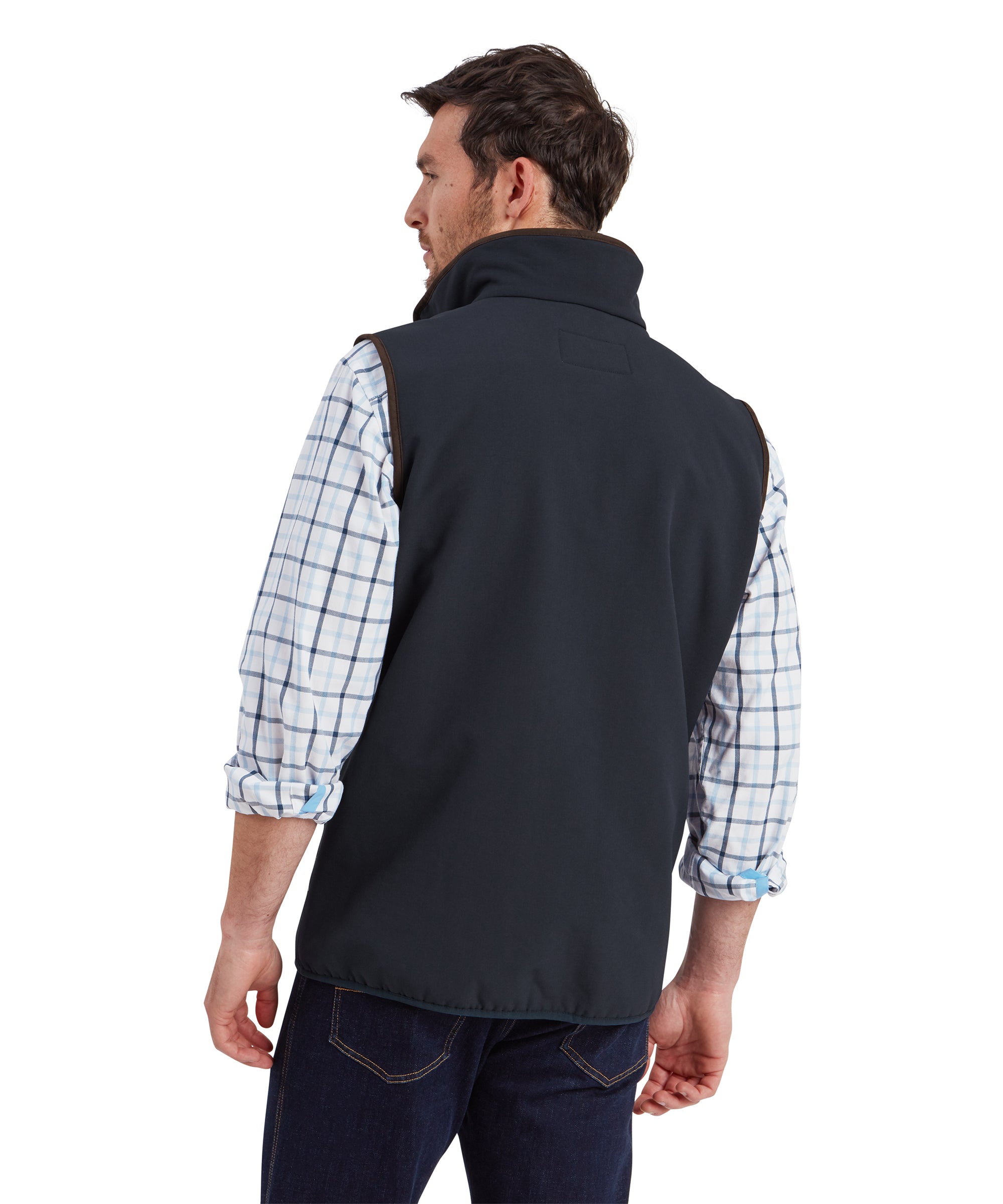 Men's Belton Water Repellent Softshell Gilet Navy | Schöffel Country