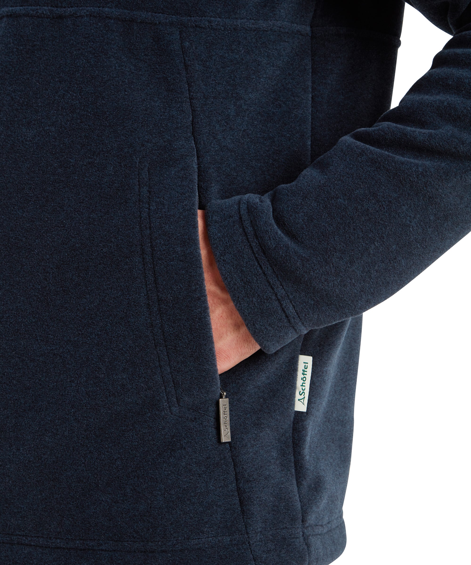 Men's Berkeley Blue Quarter Zip Fleece | Schöffel Country US