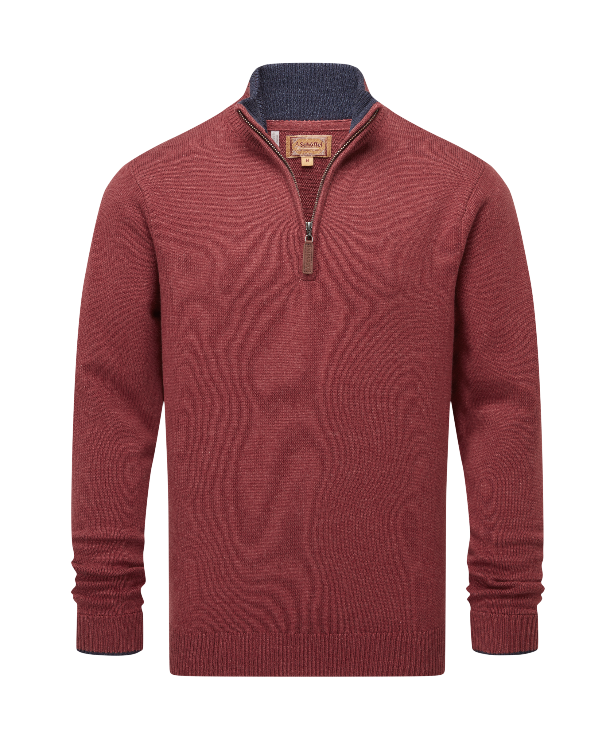 Blair Quarter Zip Jumper - Redwood