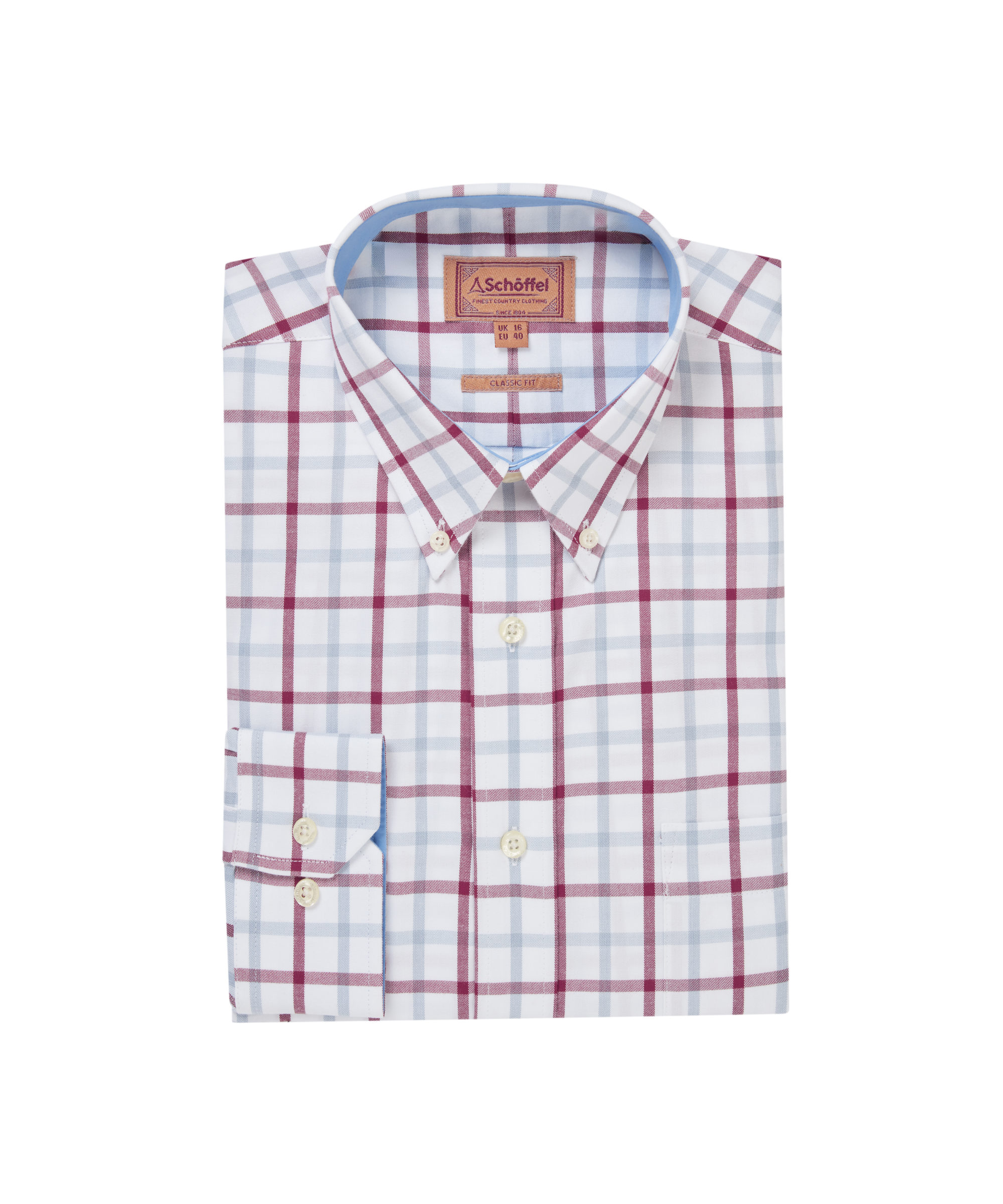 Brancaster Classic Shirt - Mountain Blue Check