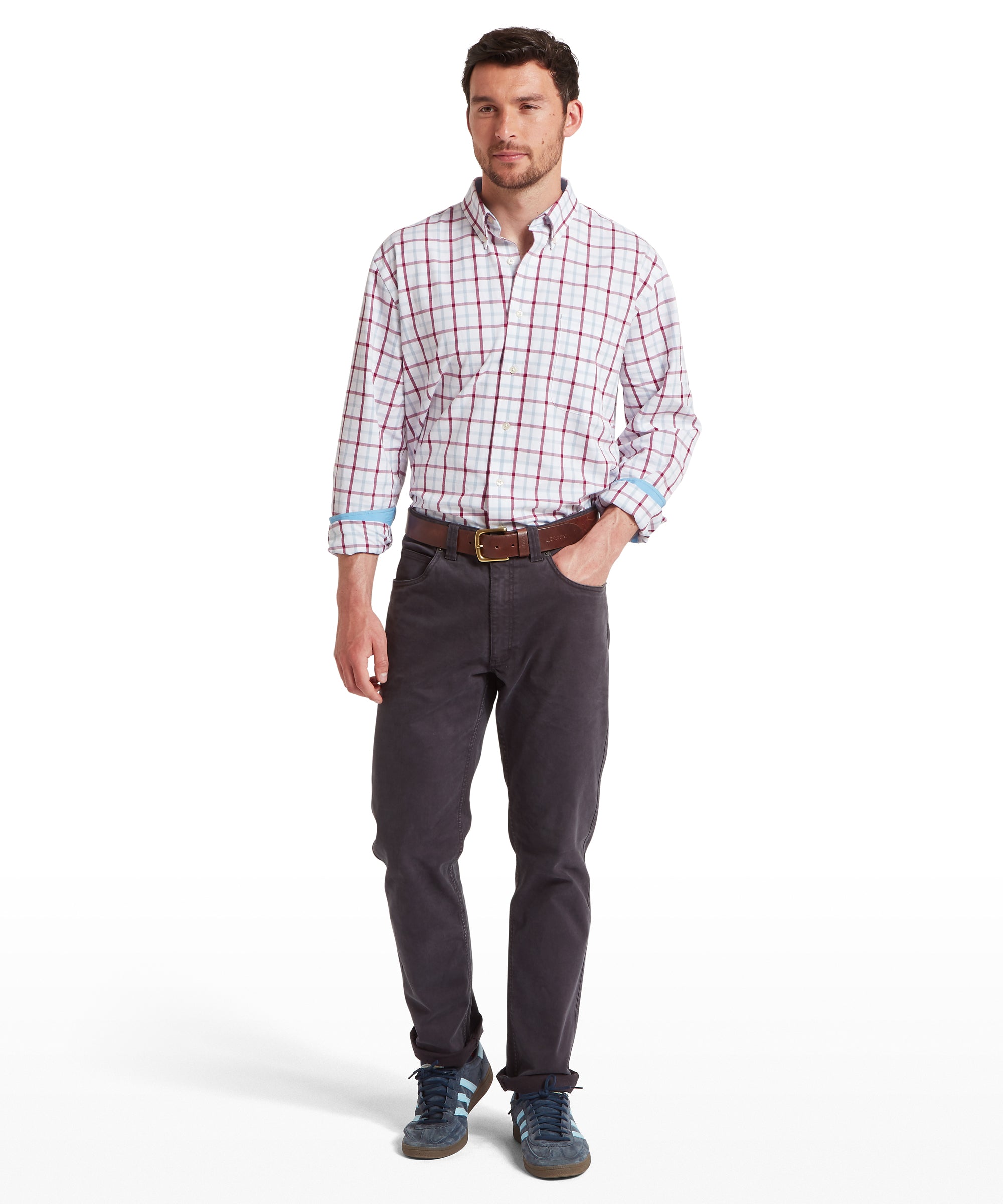 Brancaster Classic Shirt - Mountain Blue Check