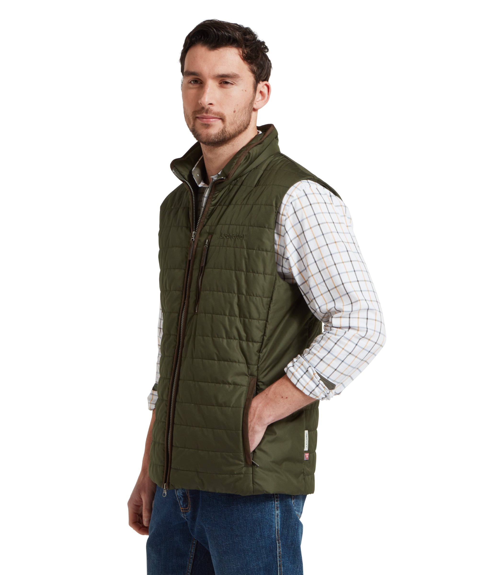 Men's Brora Padded Gilet Green | Schöffel Country