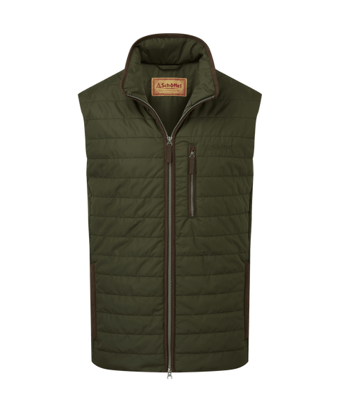 Men s Brora Gilet Green Schoffel Country