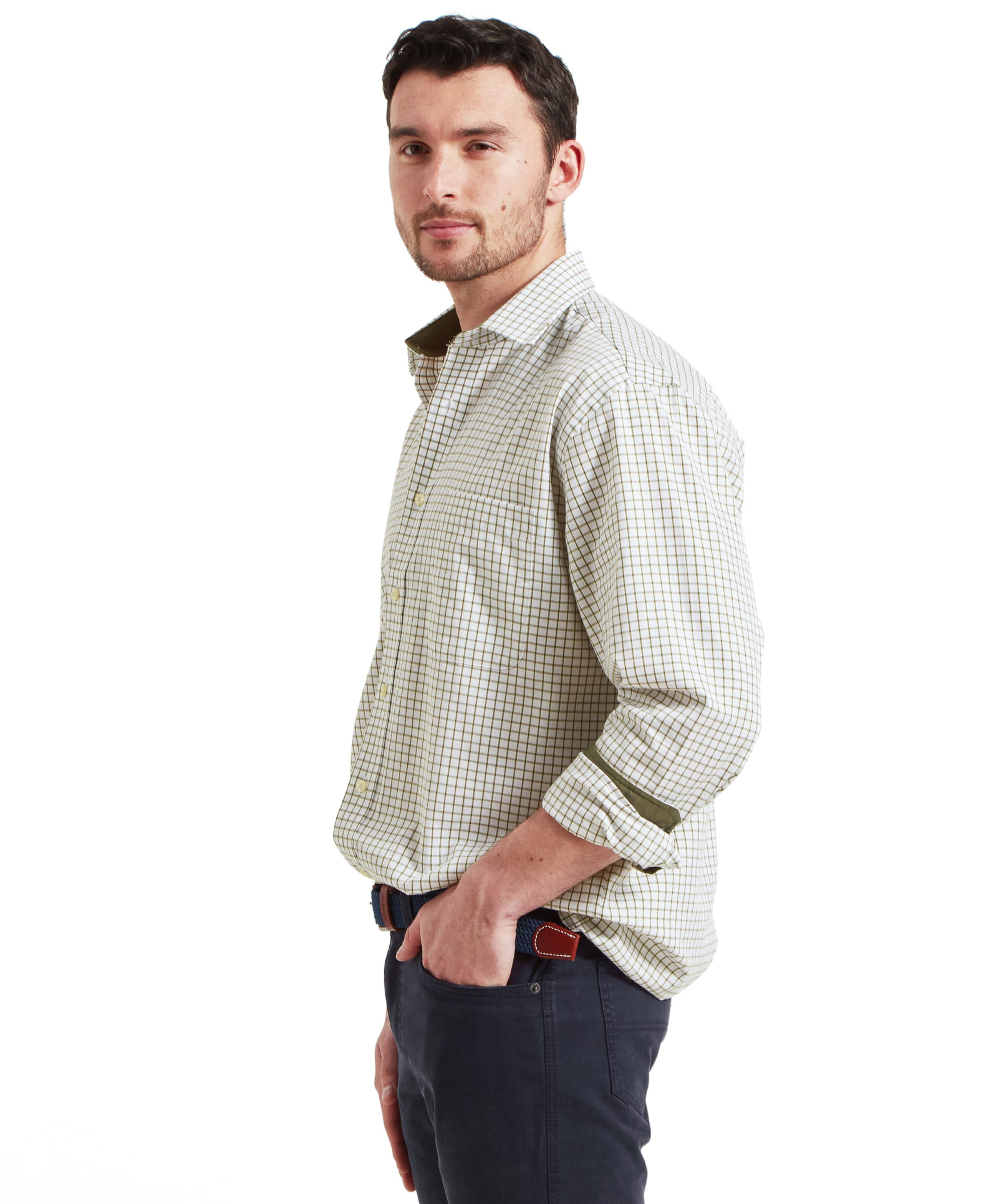 Mens Cambridge Classic Shirt Green | Schffel Country Mens Cambridge Classic Shirt Green | Schffel Country