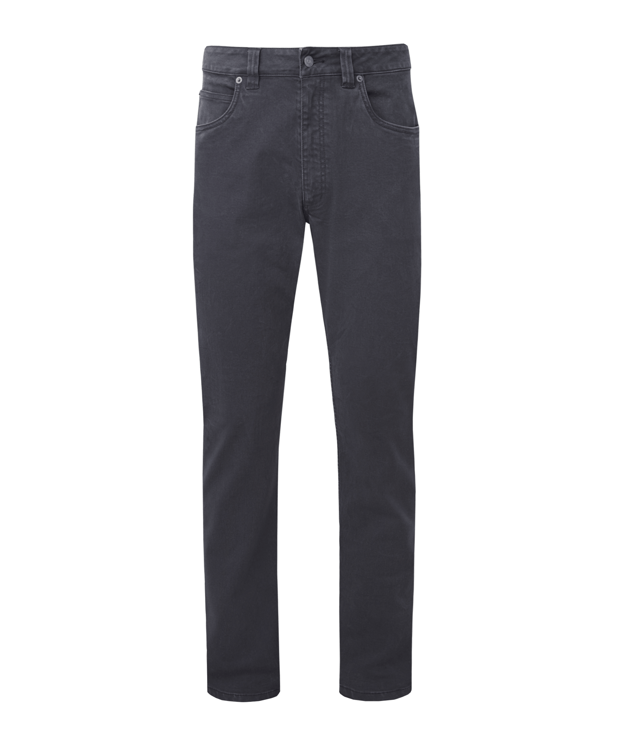 Dark gray pants on a white background