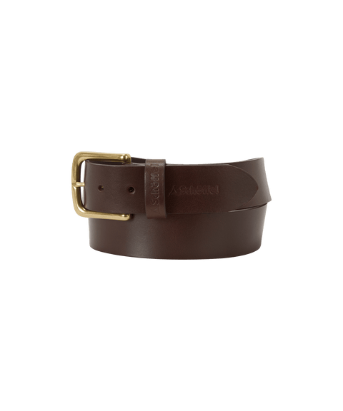 Castleton Leather Belt Dark Brown