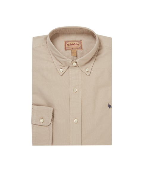 Men's Cavendish Oxford Shirt Grey | Schffel Country US Men's Cavendish Oxford Shirt Grey | Schffel Country US