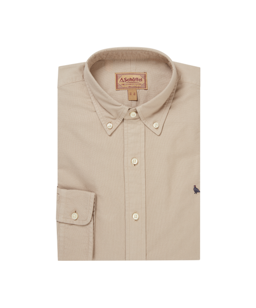 Men's Cavendish Oxford Shirt Grey Schöffel Country