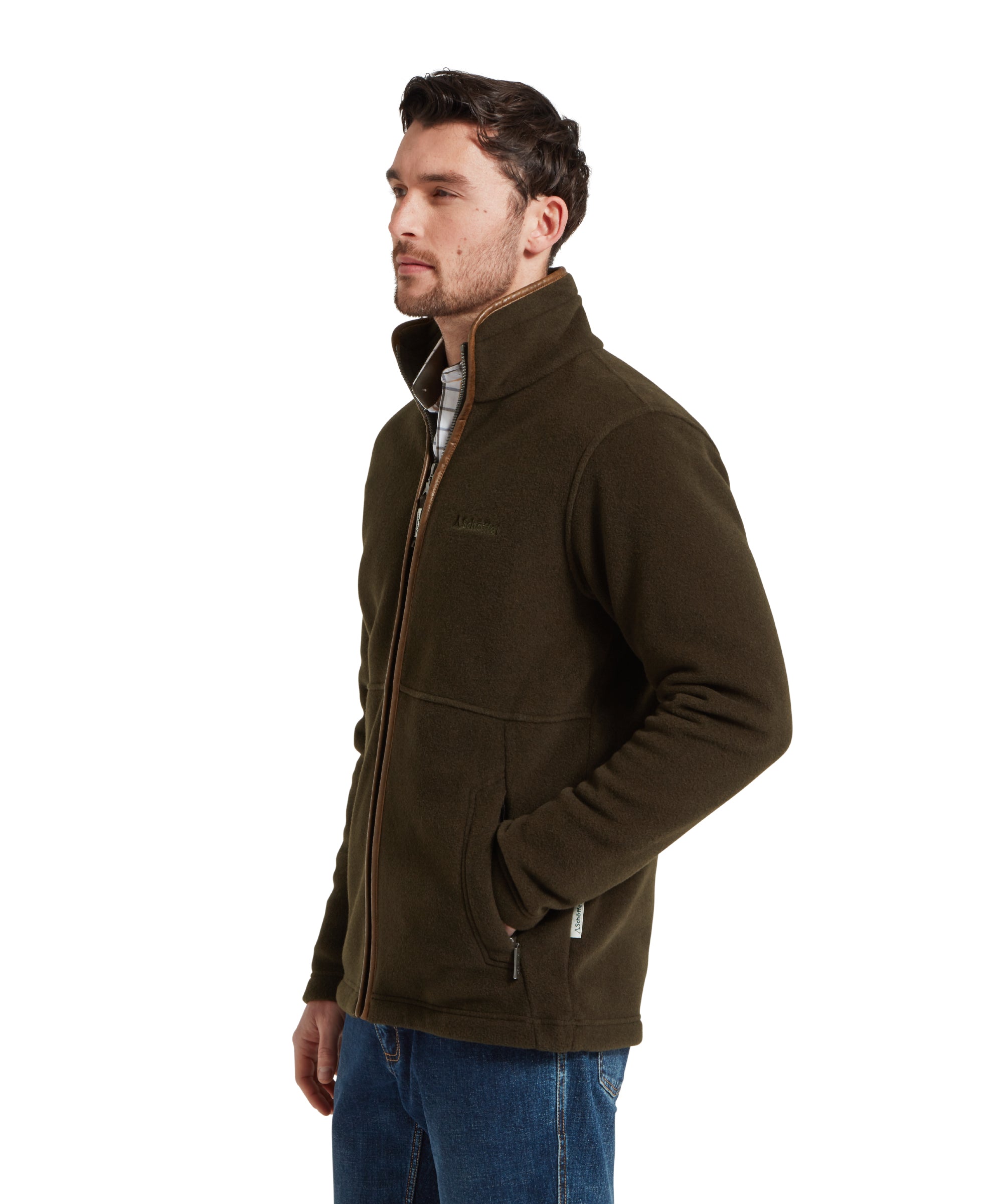 美良品 Schoffel 
 オーストリアチームモデル
フリースパーカー Men's Cottesmore Fleece Jacket Dark Olive | Schöffel Country US
