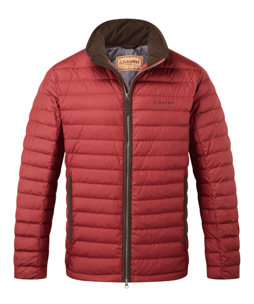 Men's Hallaton Down Jacket Red Schöffel Country