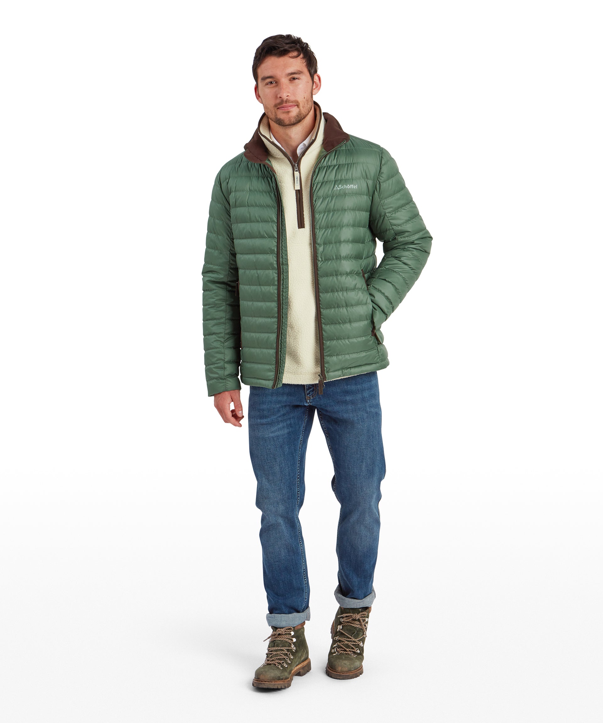 CC 25 Woven Jacket Pine Green Cotton 290029
