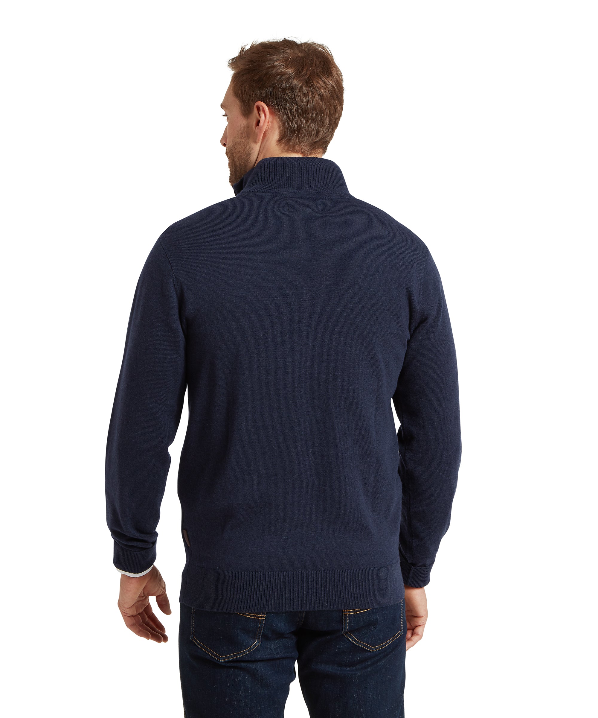 Jura Quarter Zip Jumper - Navy