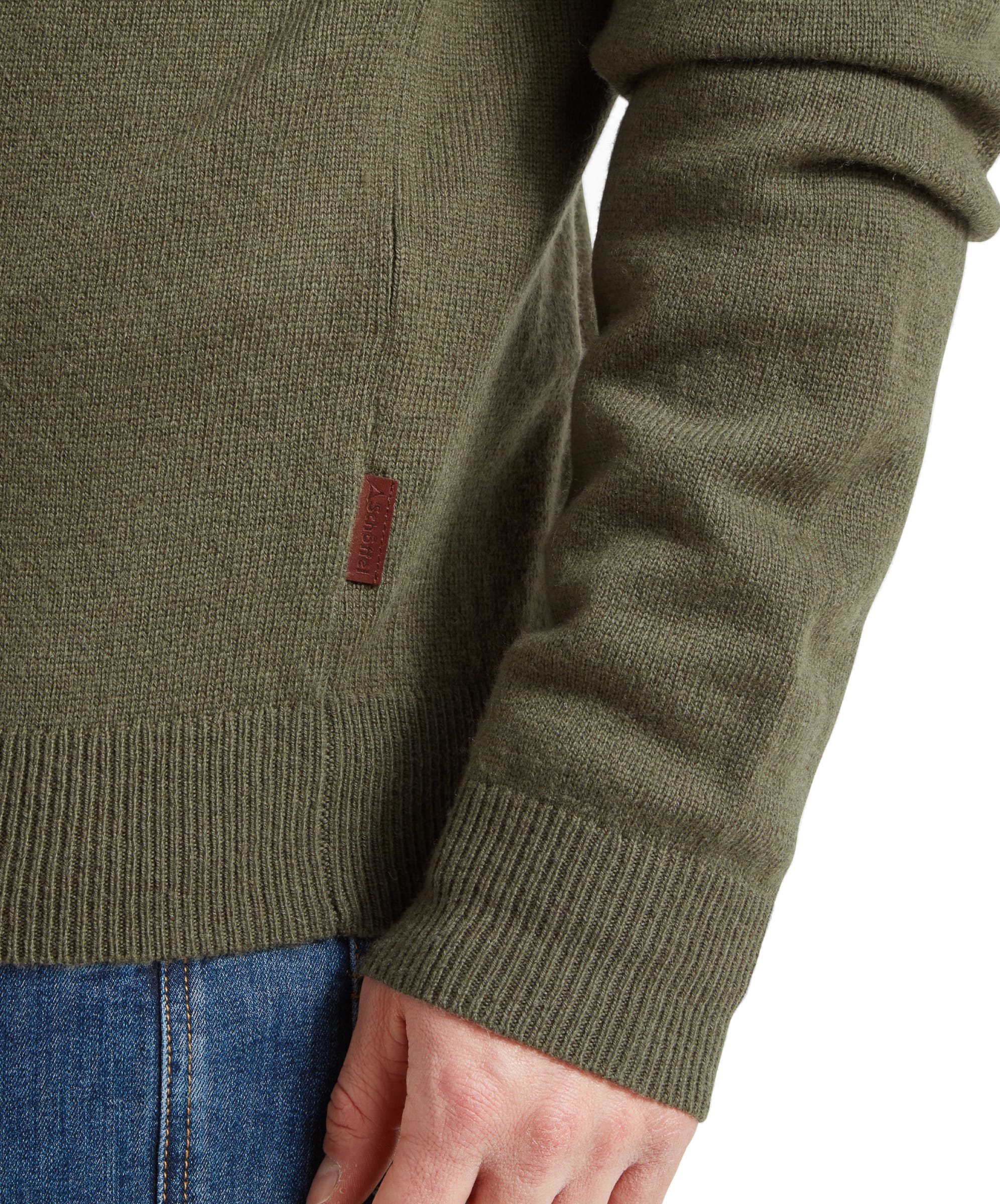 美良品 Schoffel 
 オーストリアチームモデル
フリースパーカー Men's Lambswool Quarter Zip Moss Green | Schöffel Country US