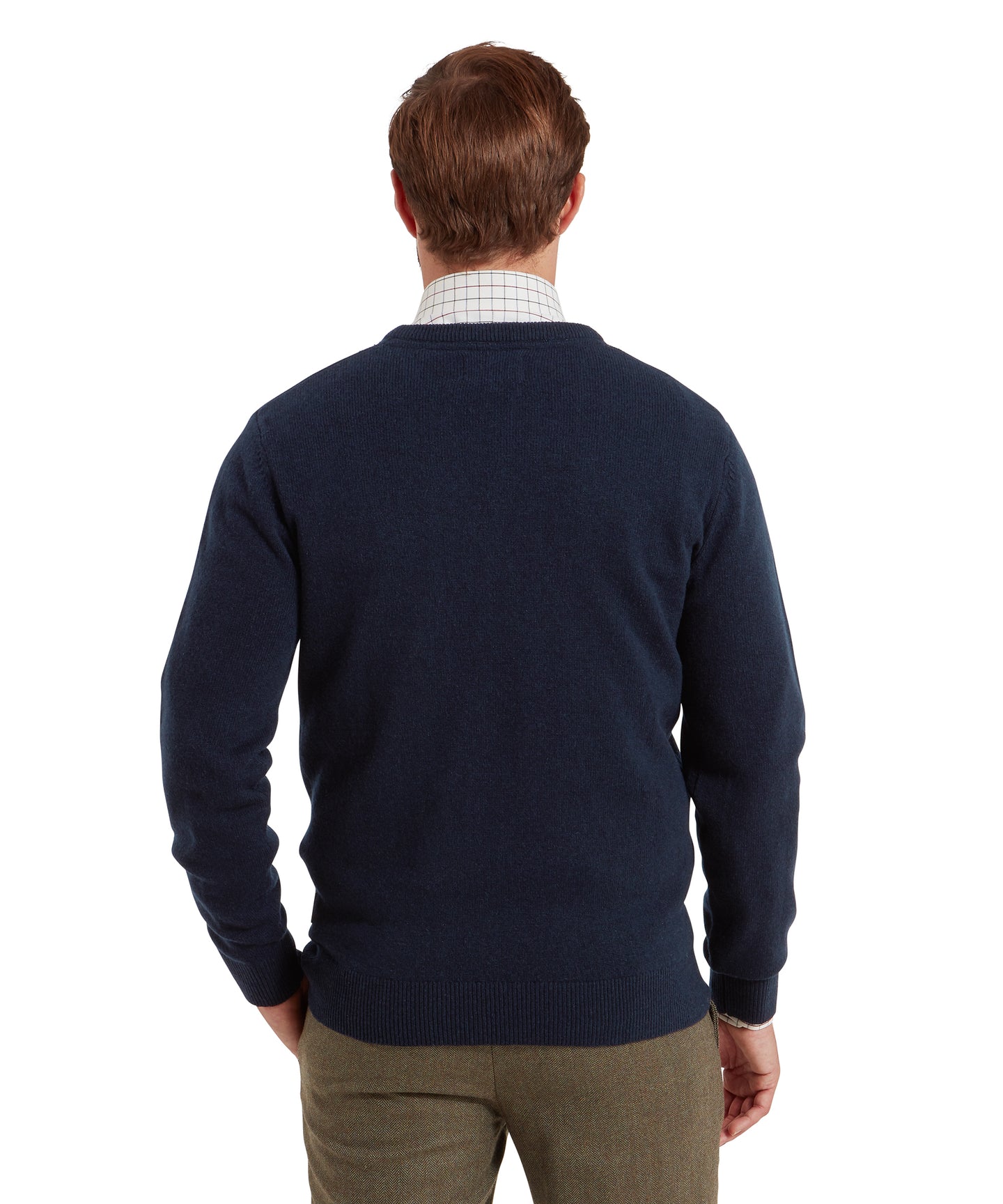 Lewis Lambswool Crew Neck Jumper main image 1