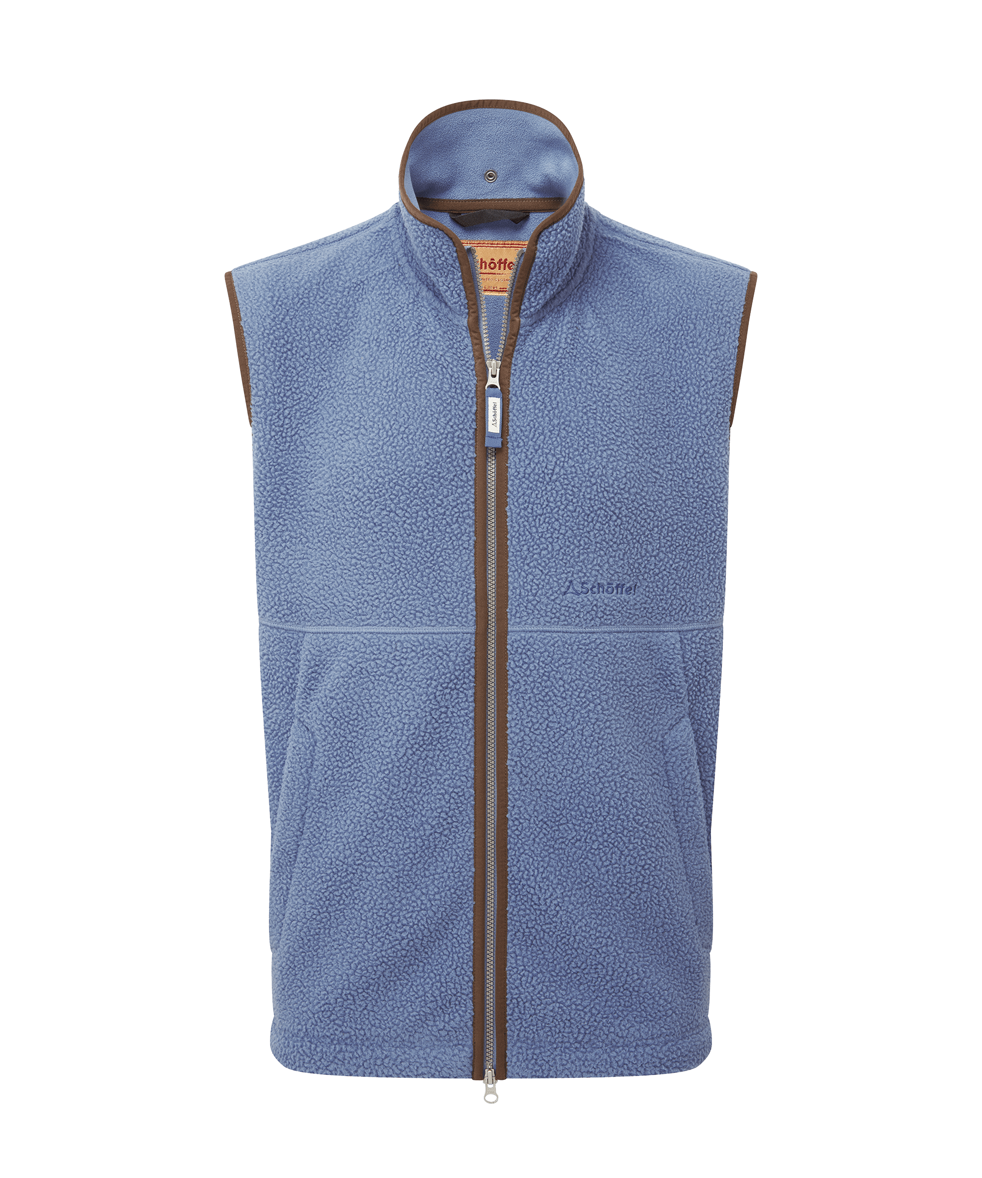 Oakham Retro Fleece Gilet Vintage Navy
