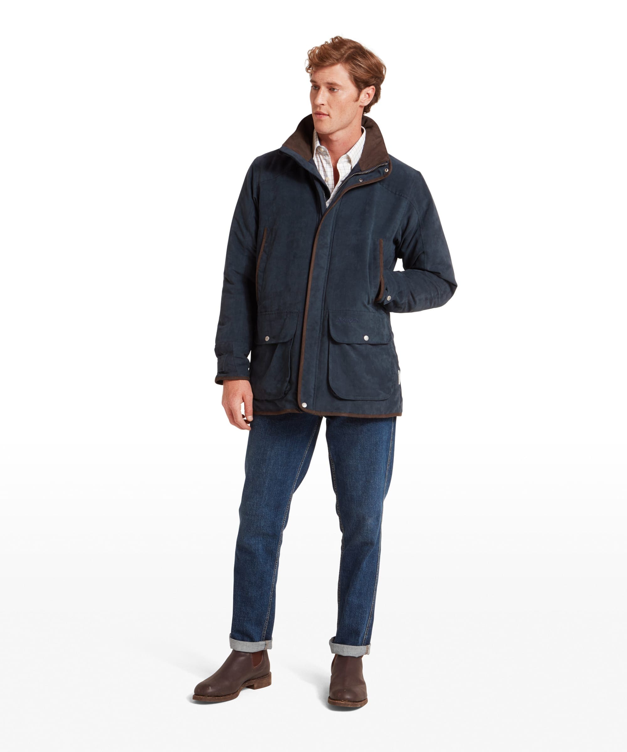 Men's Oundle Country Coat Navy Blue | Schöffel Country