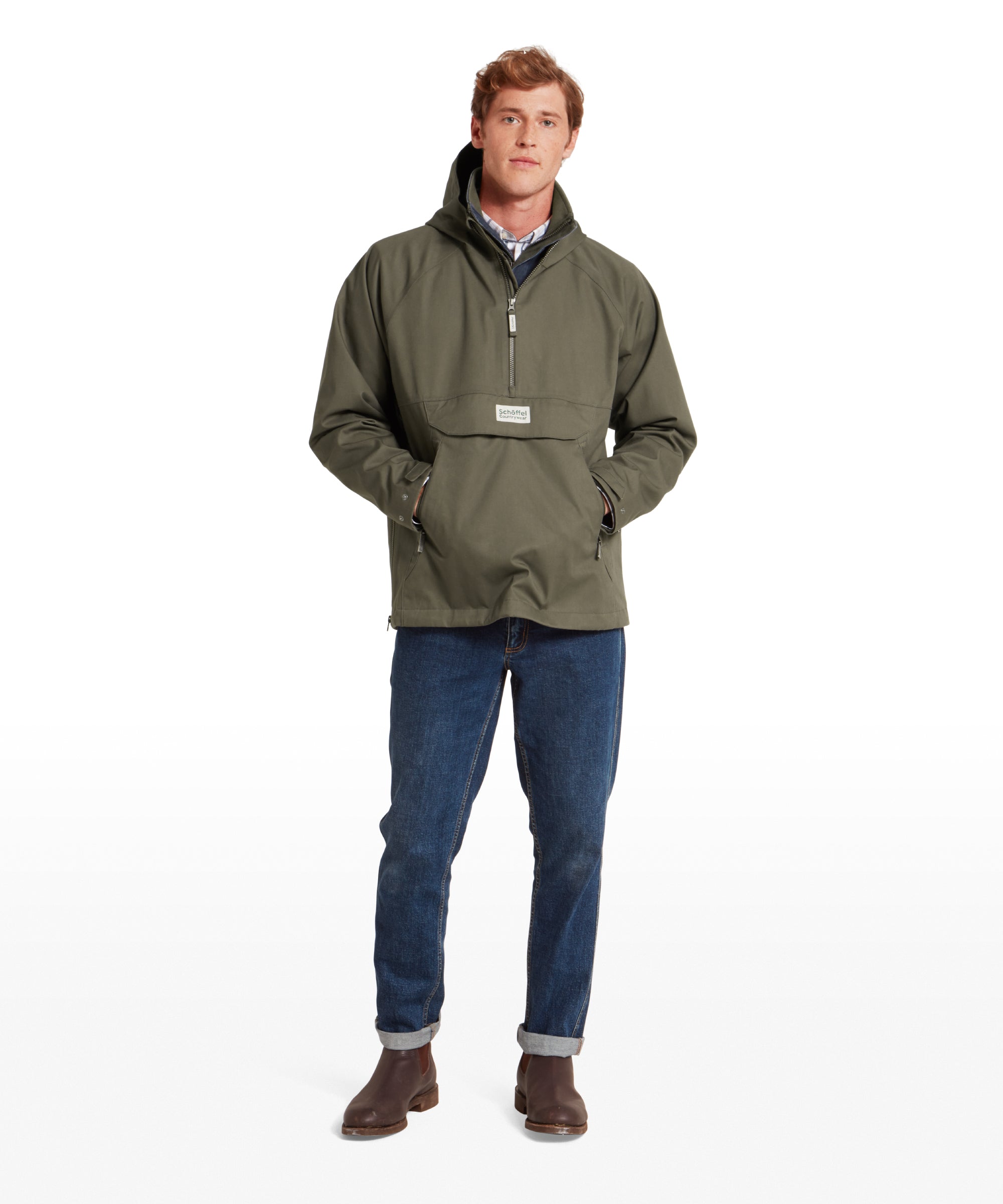 Men's Overton Waterproof Anorak Grey | Schöffel Country US
