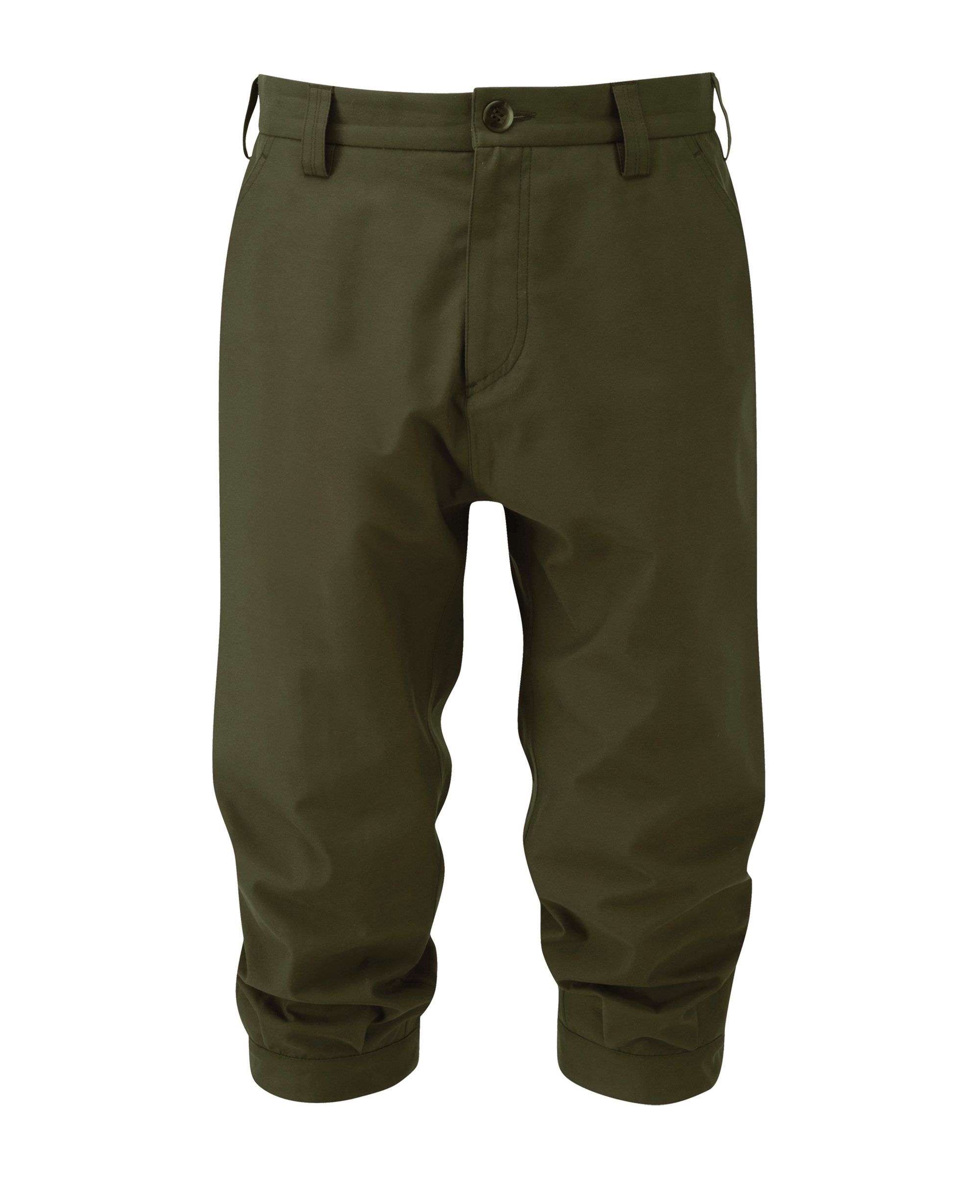 Schöffel Ptarmigan Plus Twos breeks in green, front view product cutout