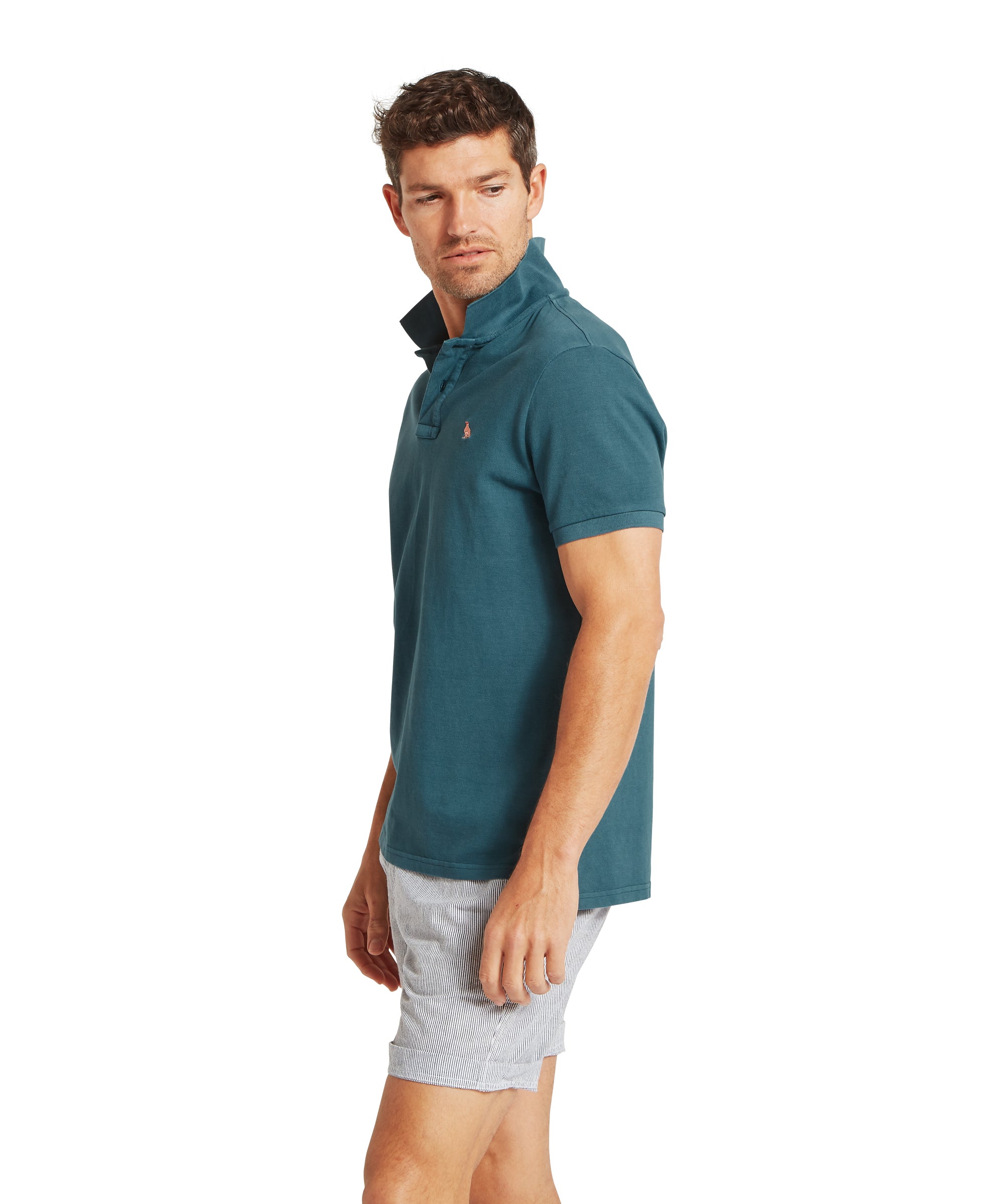 Men's St Ives Garment Polo Shirt Blue | Schöffel Country
