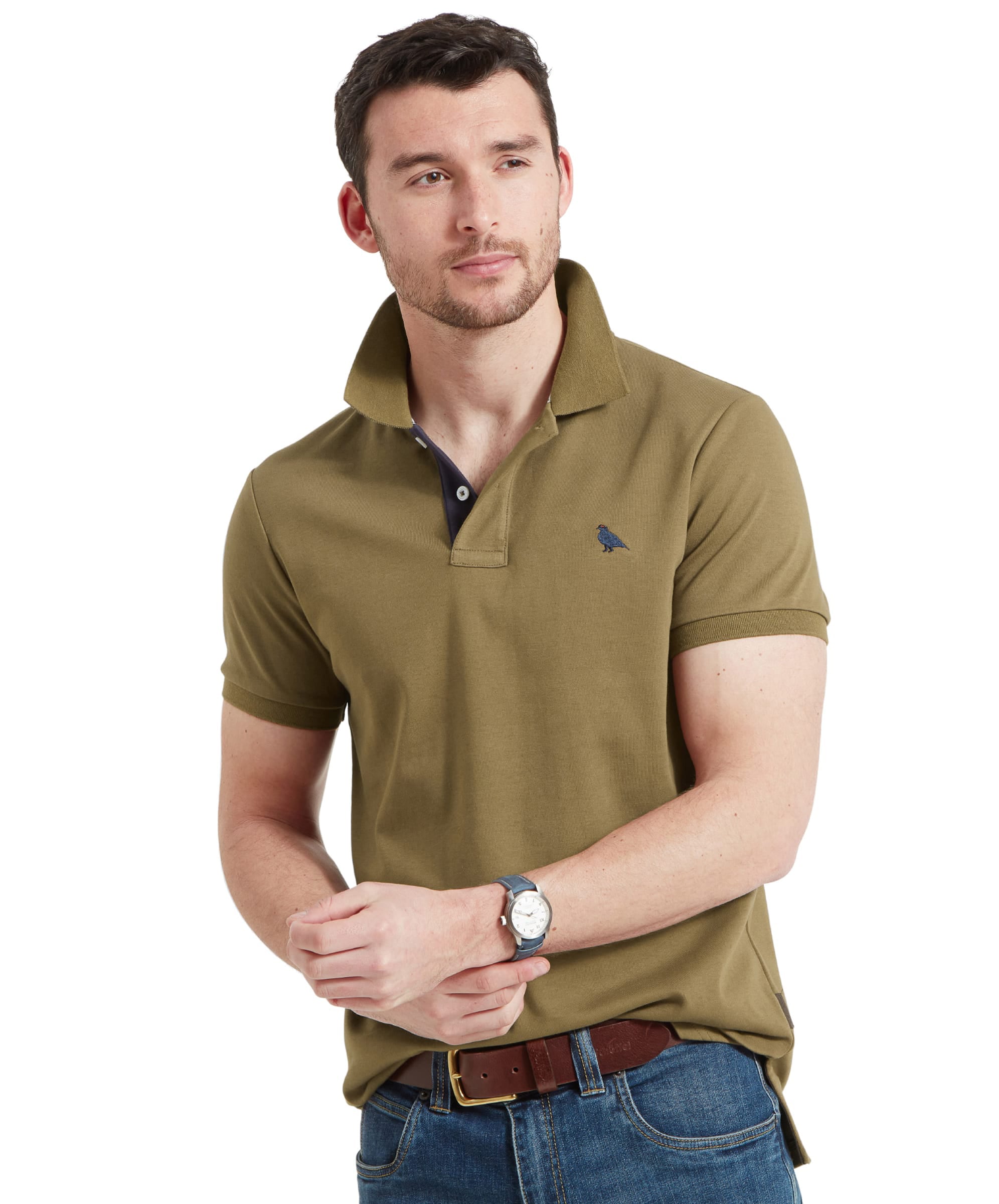 Men's St Ives Jersey Polo Shirt Green | Schöffel Country US