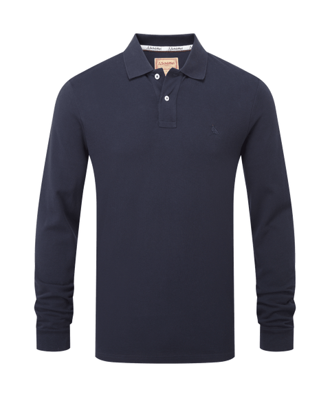 Men's St Ives Polo Shirt Navy Blue Schöffel Country