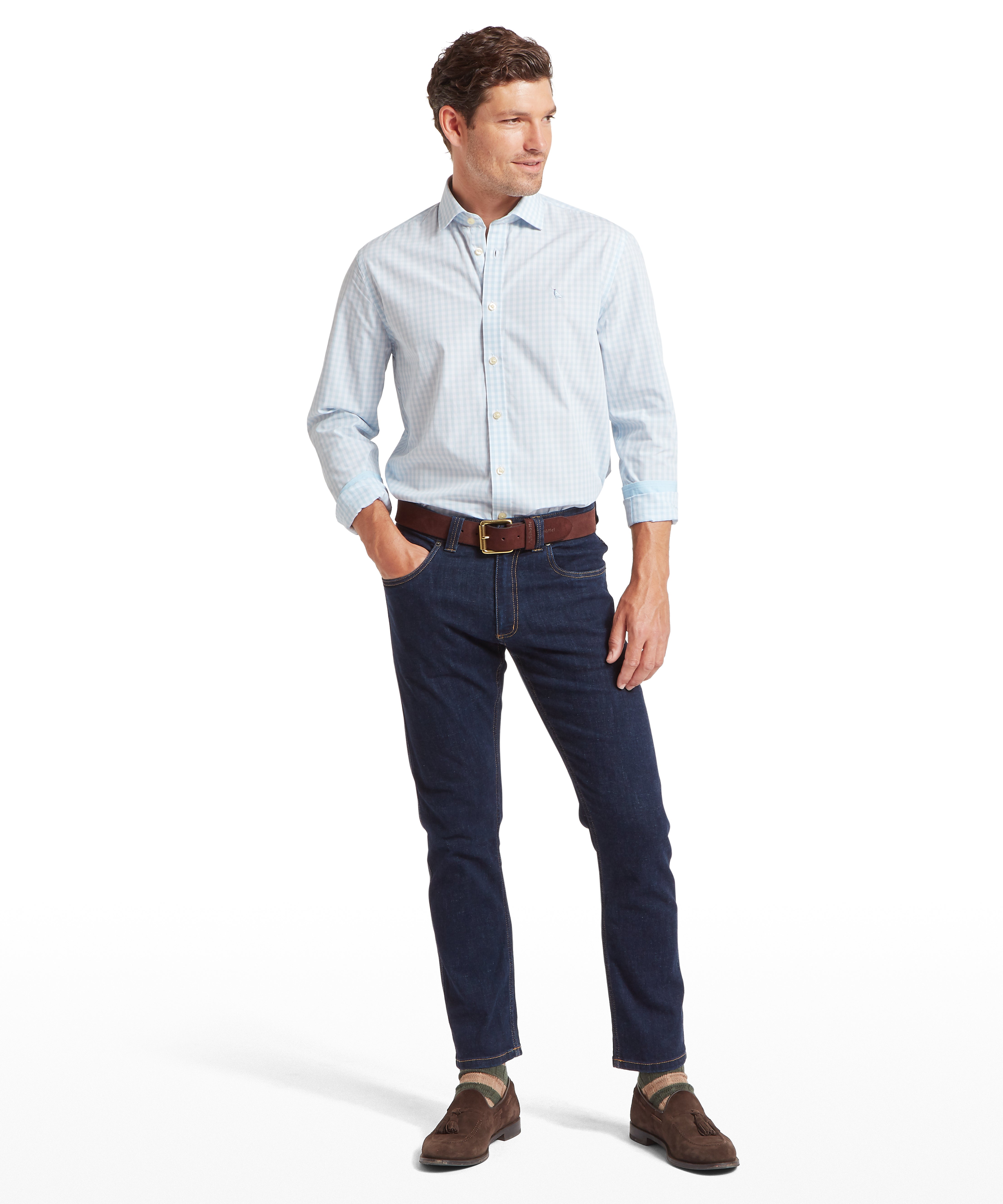 grey pants blue dress shirt Shirt Colors for Grey Pants