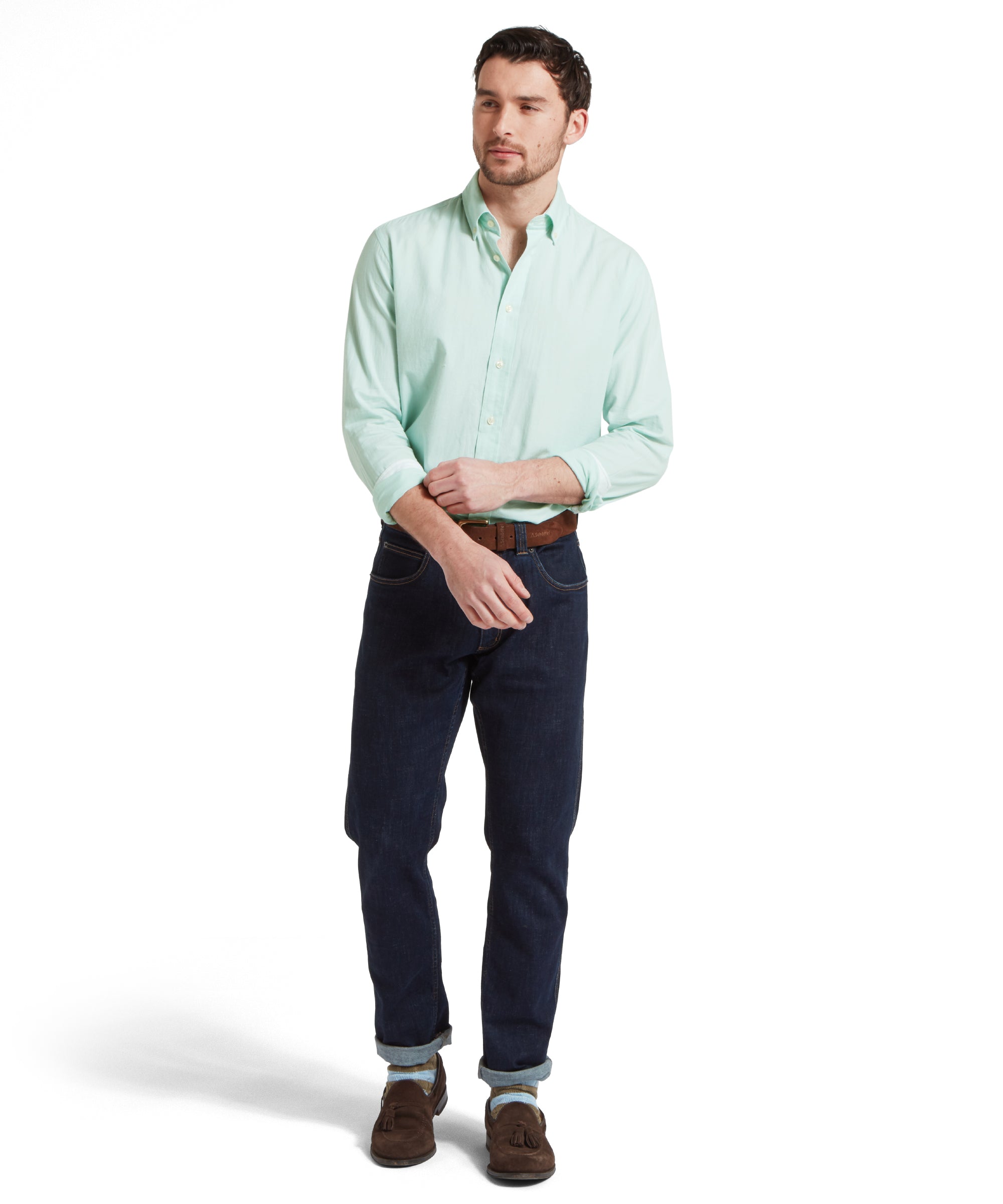 mint blue top