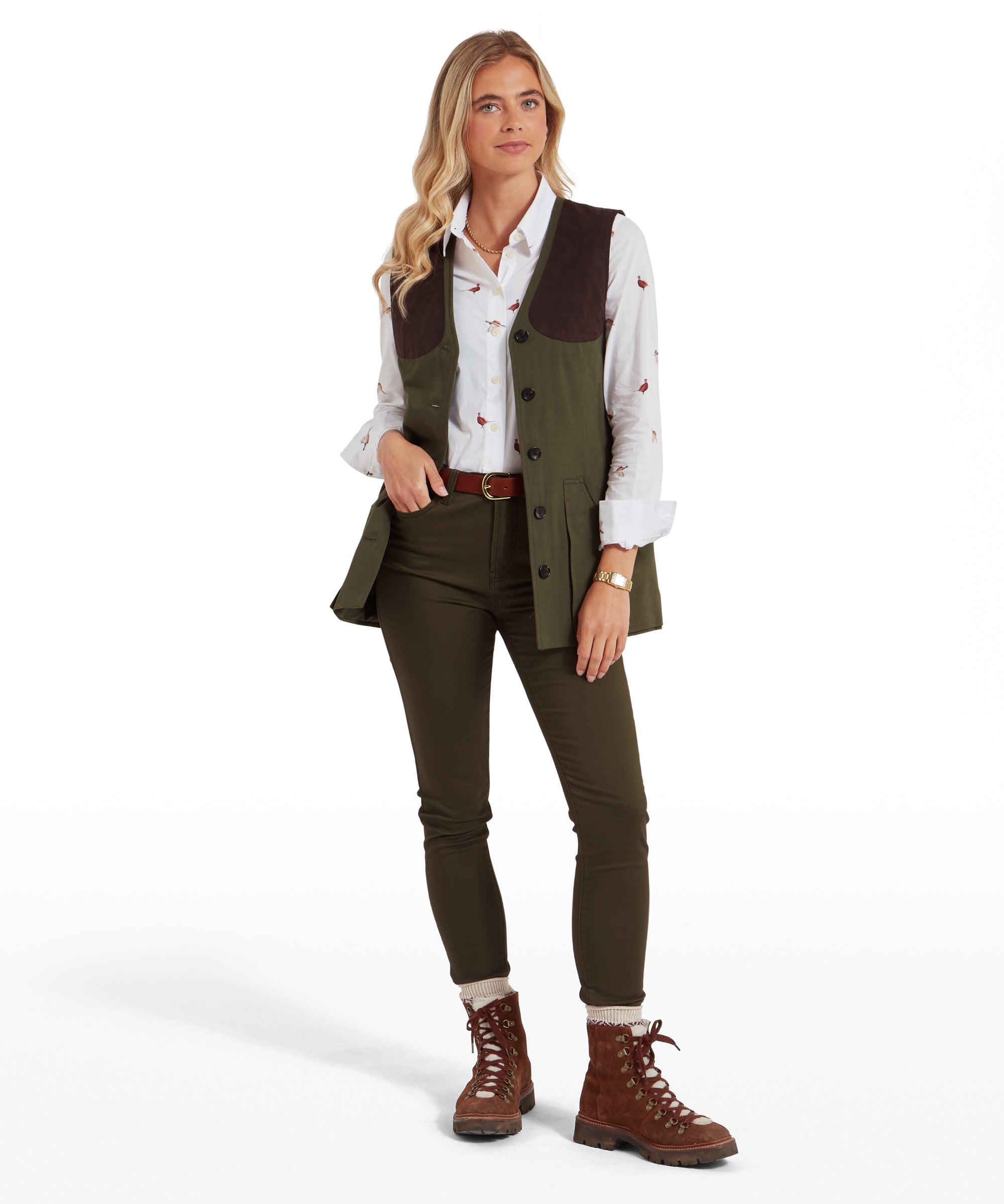 Women's All Season Hunting Vest Green Schöffel Country US