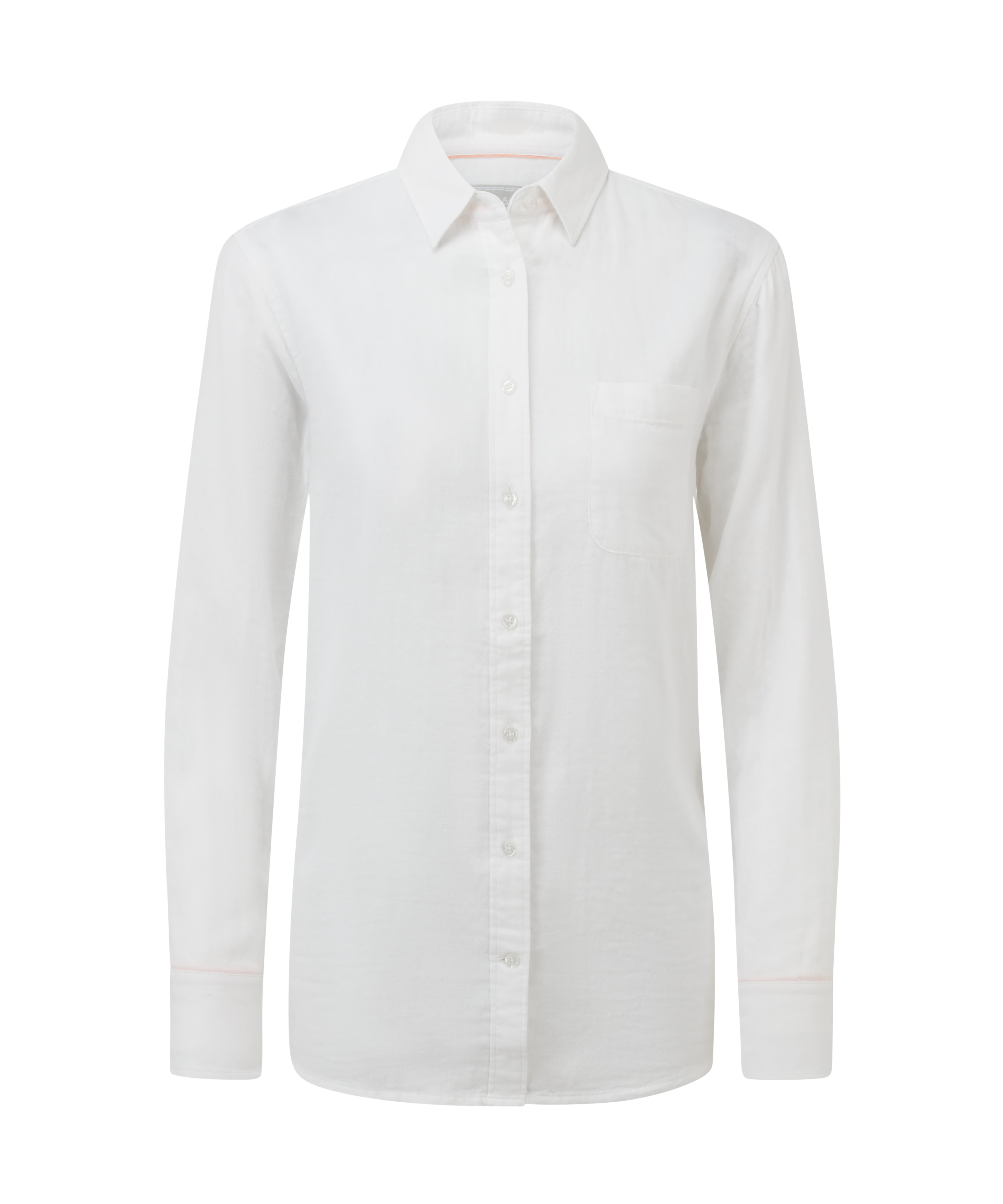 White shirt on a white background