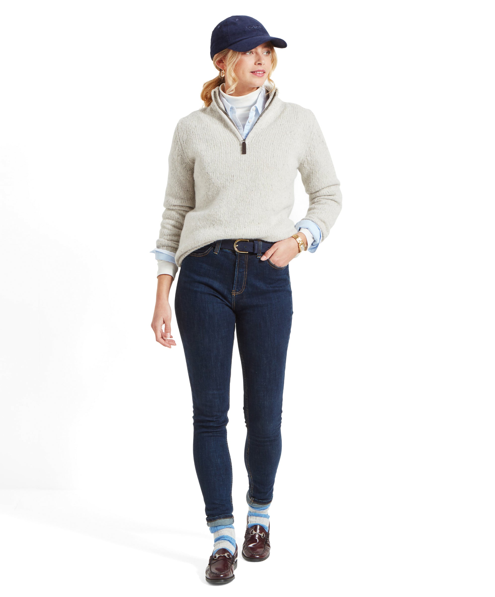 how to wear a quarter zip