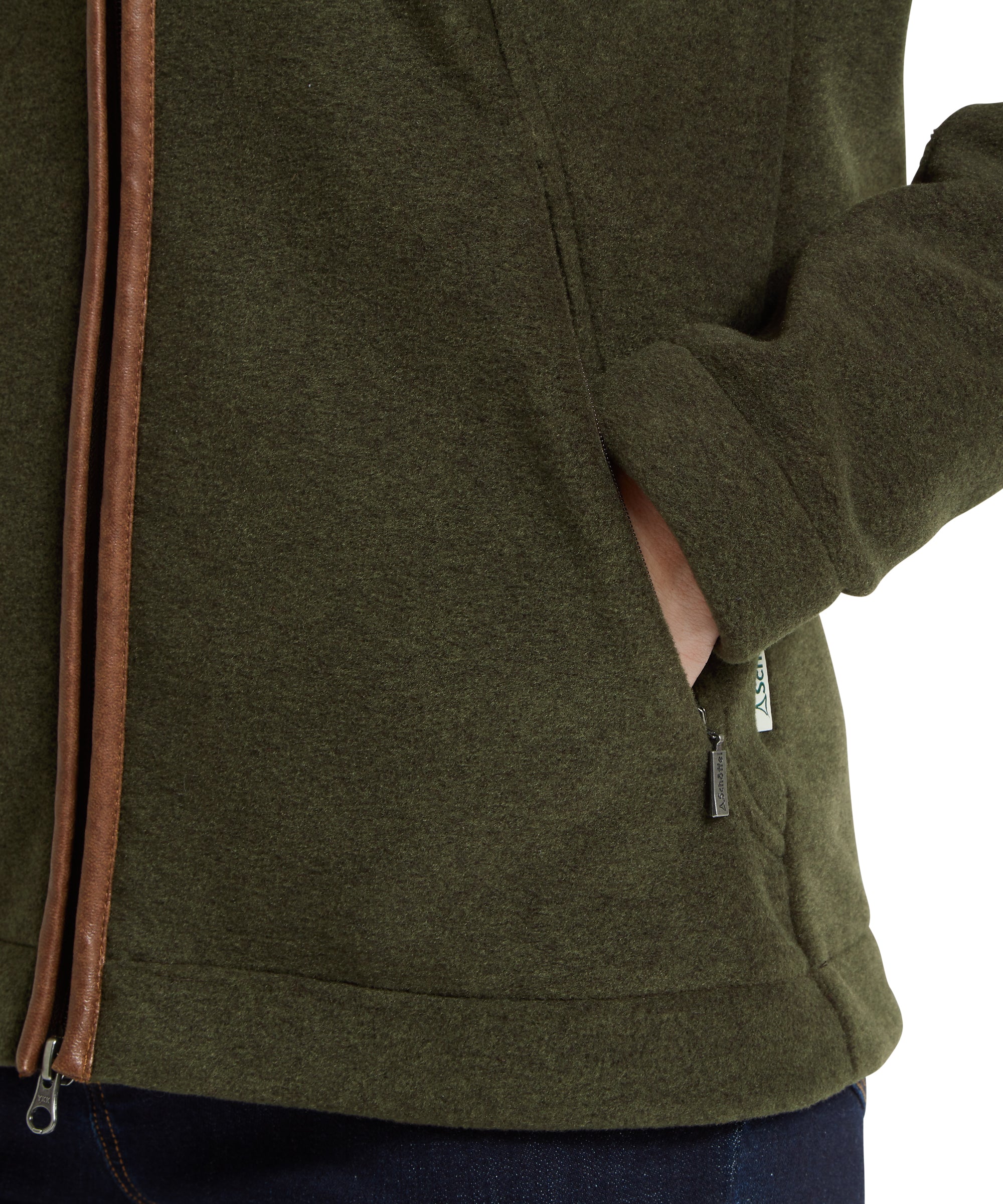 Burley Fleece Jacket - Dark Olive