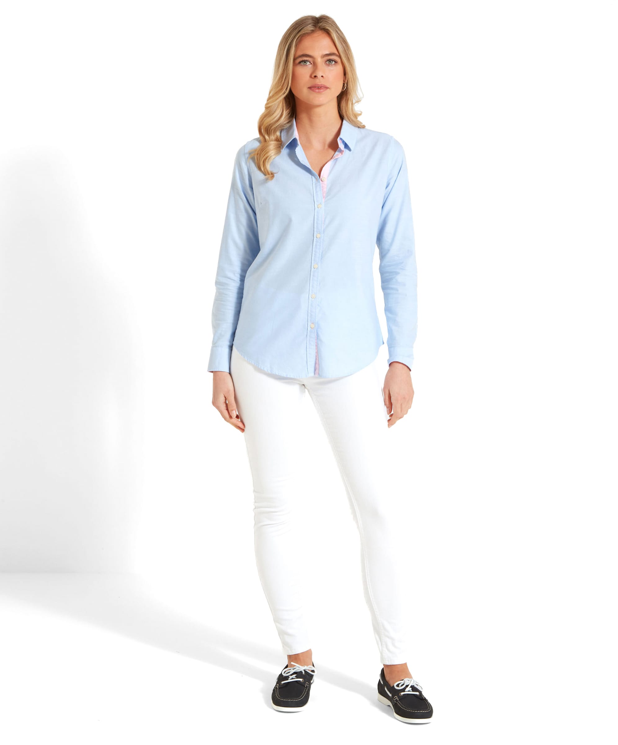 Women's Cley Oxford Shirt Light Blue | Schffel Country Women's Cley Oxford Shirt Light Blue | Schffel Country